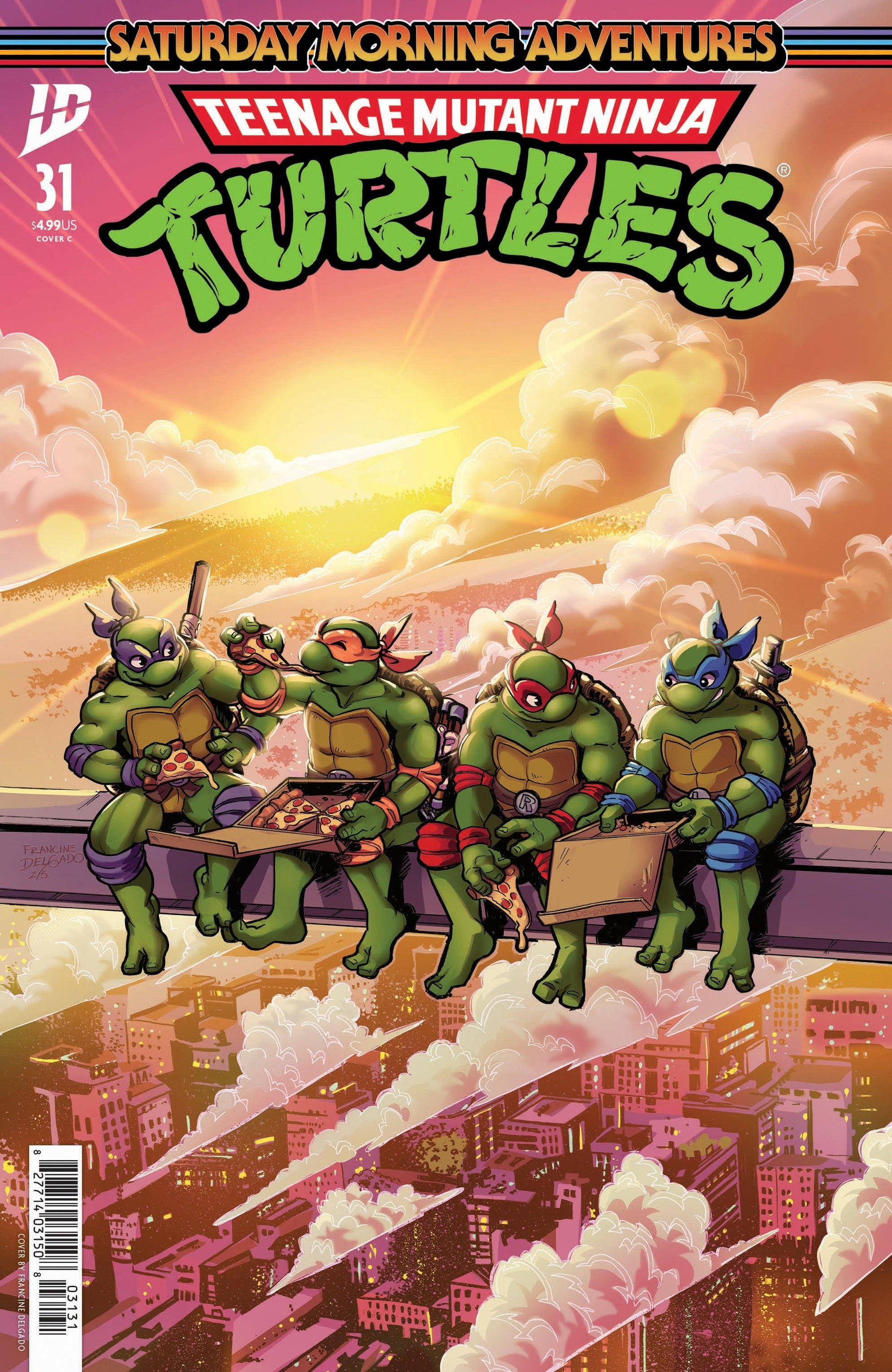 IDW Publishing NEW THIS WEEK Teenage Mutant Ninja Turtles: Saturday Morning Adventures #31 Variant C (Delgado)