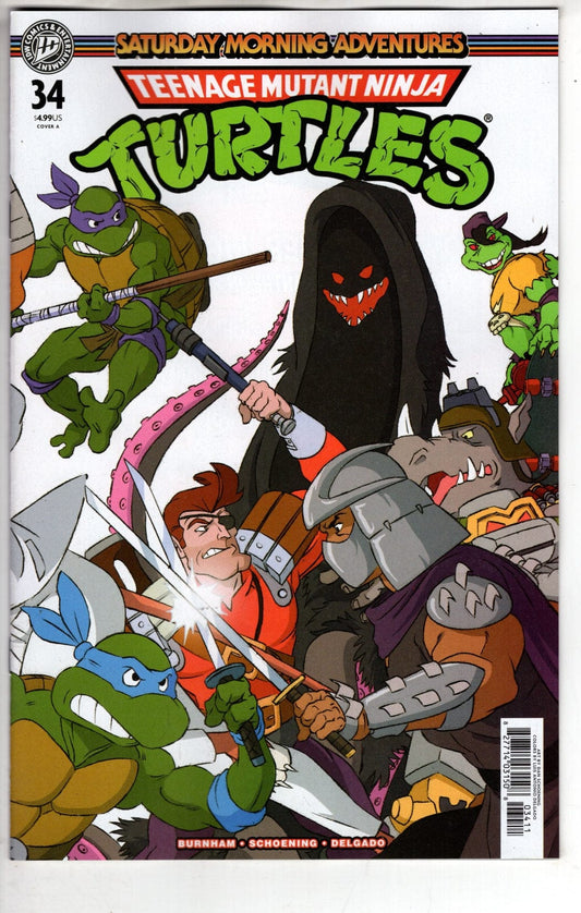 IDW Publishing NEW THIS WEEK Teenage Mutant Ninja Turtles: Saturday Morning Adventures #34 Cover A  (VF/NM)