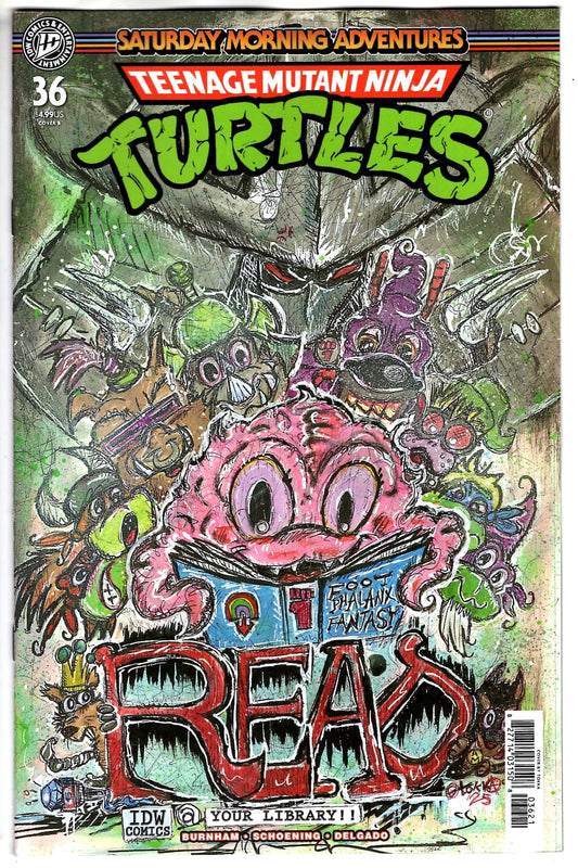 IDW Publishing NEW THIS WEEK Teenage Mutant Ninja Turtles: Saturday Morning Adventures #36 CVR B (VF/NM)