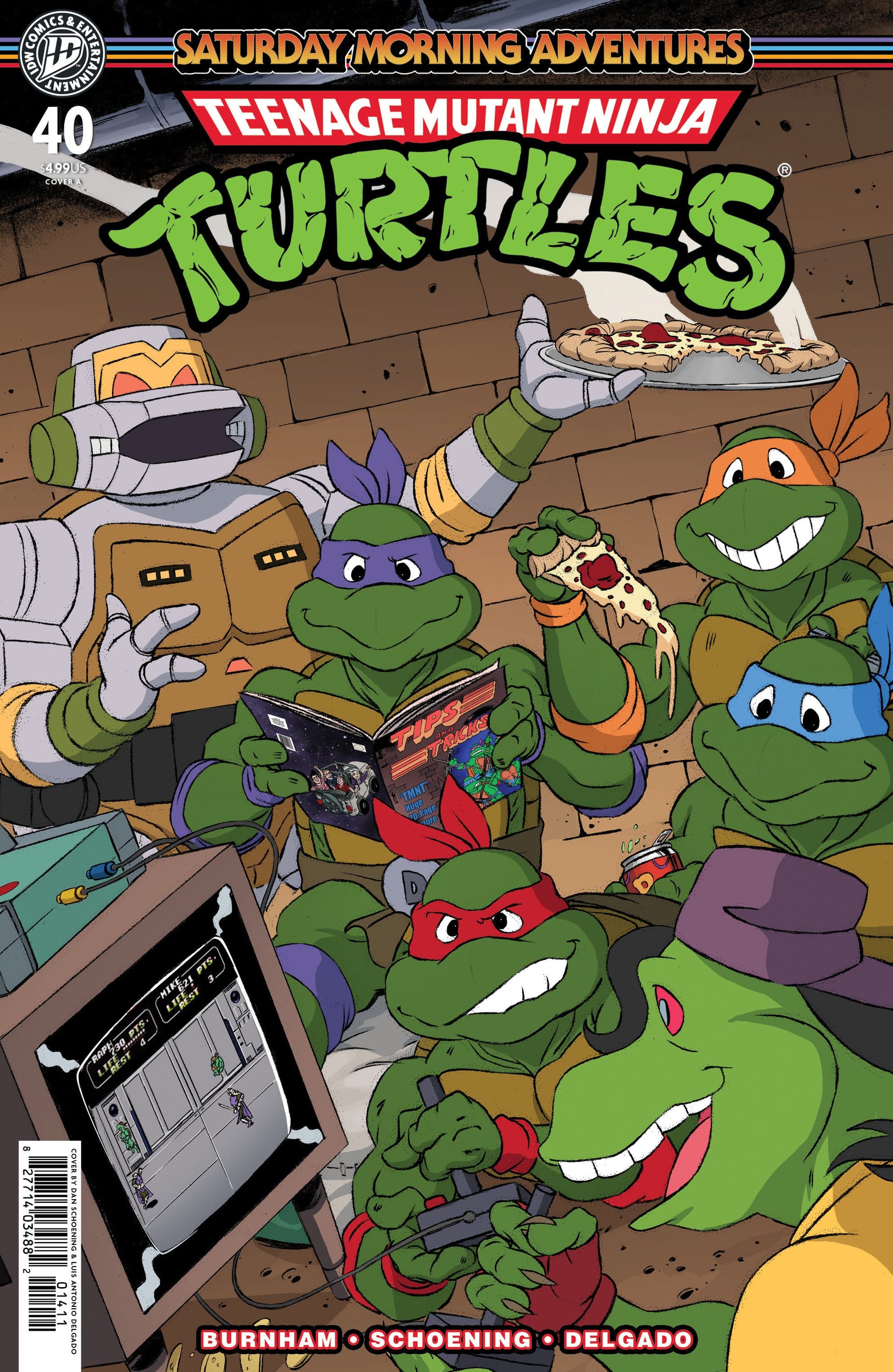 IDW Publishing NEW THIS WEEK Teenage Mutant Ninja Turtles: Saturday Morning Adventures #40 Cover A (Schoening) (VF/NM)