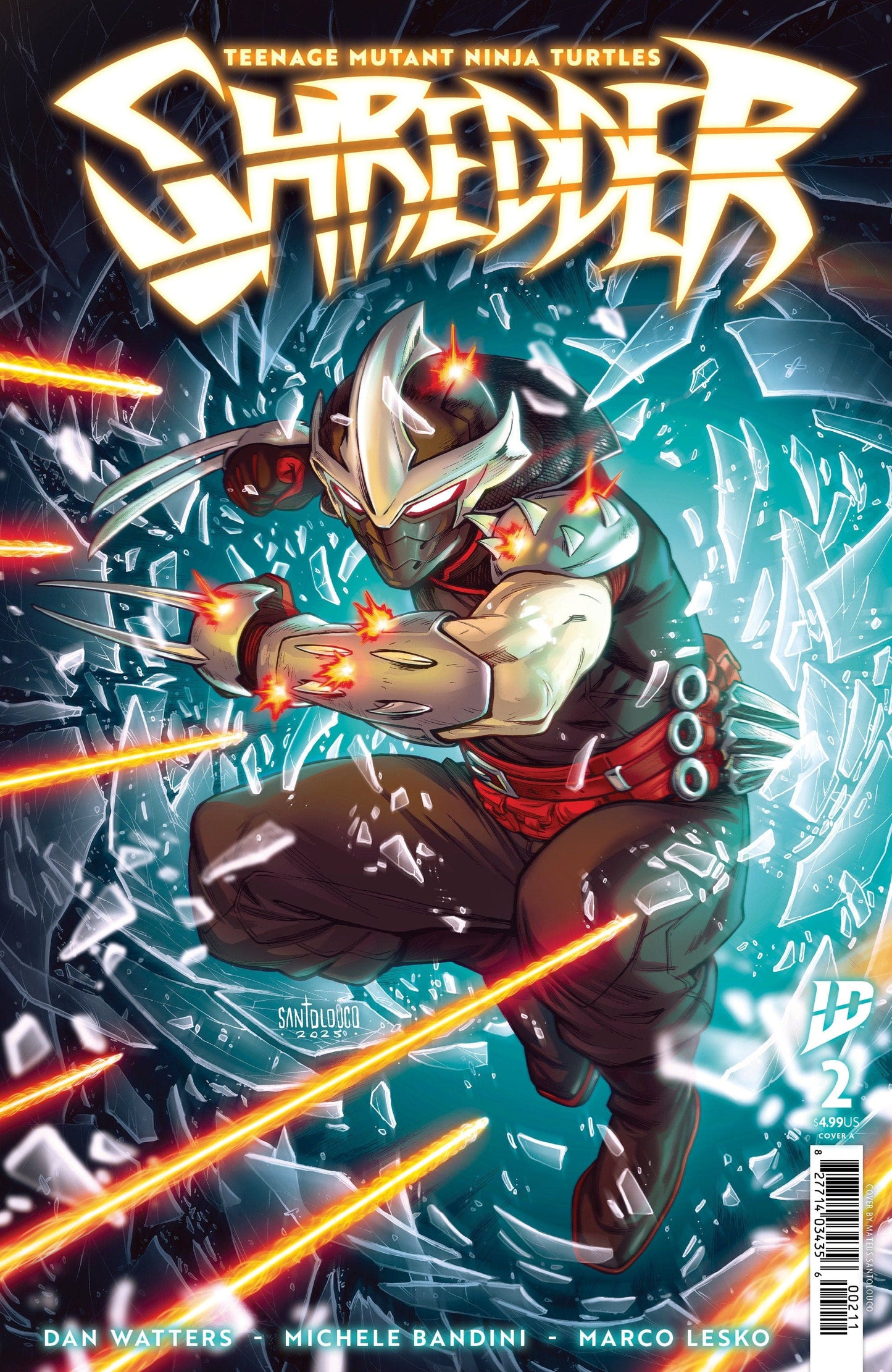 IDW Publishing NEW THIS WEEK Teenage Mutant Ninja Turtles: Shredder #2 Cover A (Santolouco)