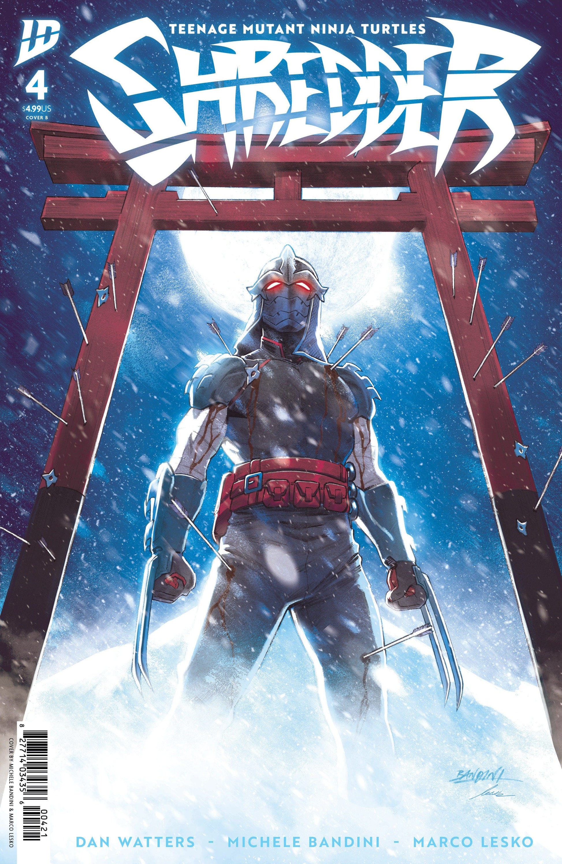 IDW Publishing NEW THIS WEEK Teenage Mutant Ninja Turtles: Shredder #4 Variant B (Bandini) (VF/NM)