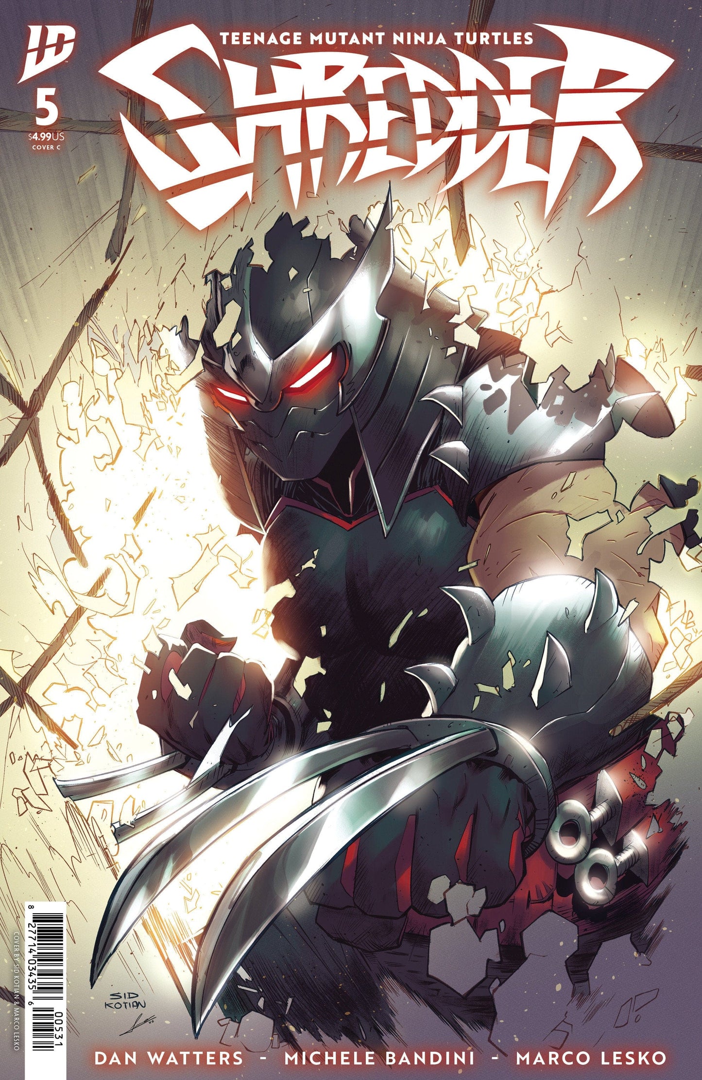 IDW Publishing NEW THIS WEEK Teenage Mutant Ninja Turtles: Shredder #5 Variant C (Kotian) (VF/NM)
