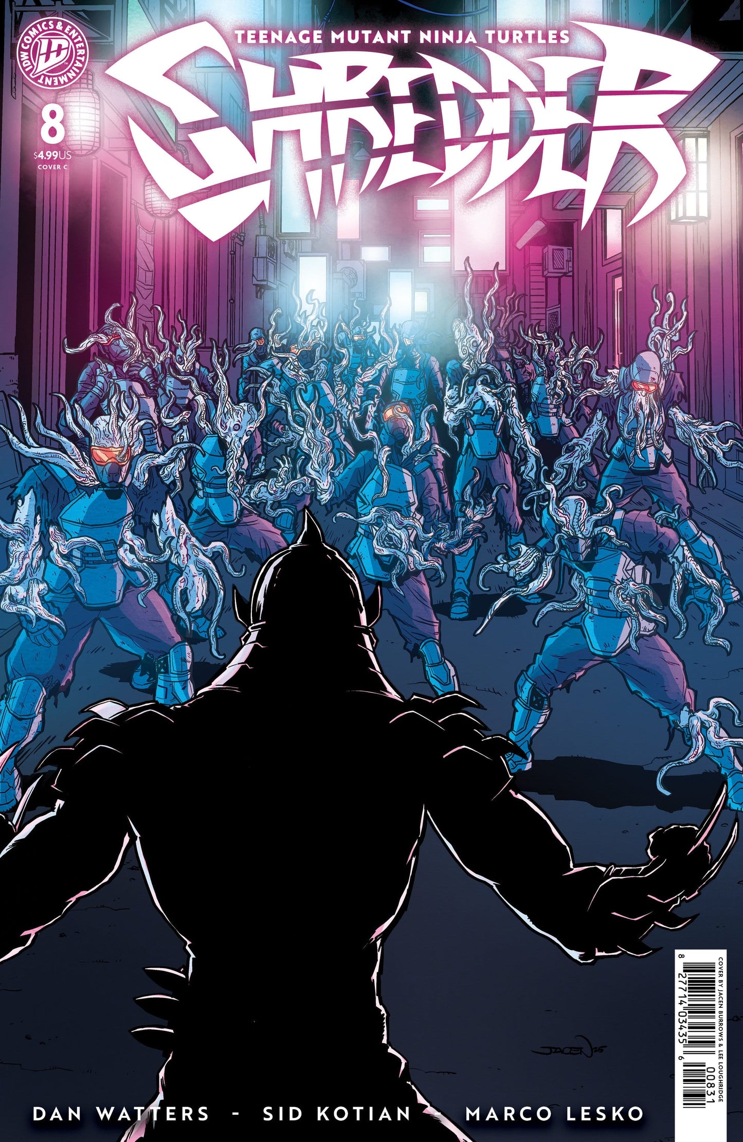 IDW Publishing NEW THIS WEEK Teenage Mutant Ninja Turtles: Shredder #8 Variant C (Burrows) (VF/NM)