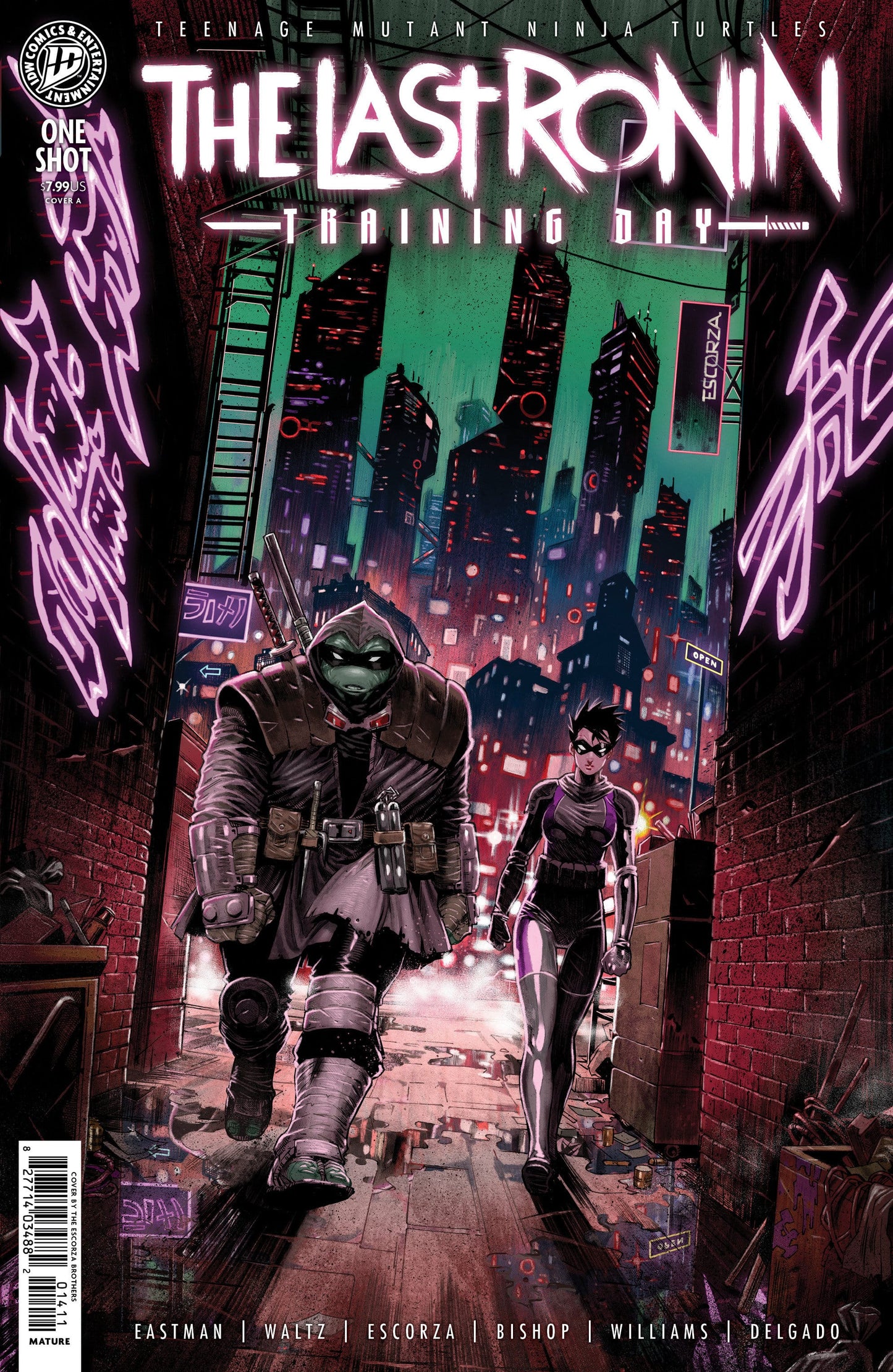 IDW Publishing NEW THIS WEEK Teenage Mutant Ninja Turtles: The Last Ronin--Training Day Cover A (Escorza Brothers) (VF/NM)