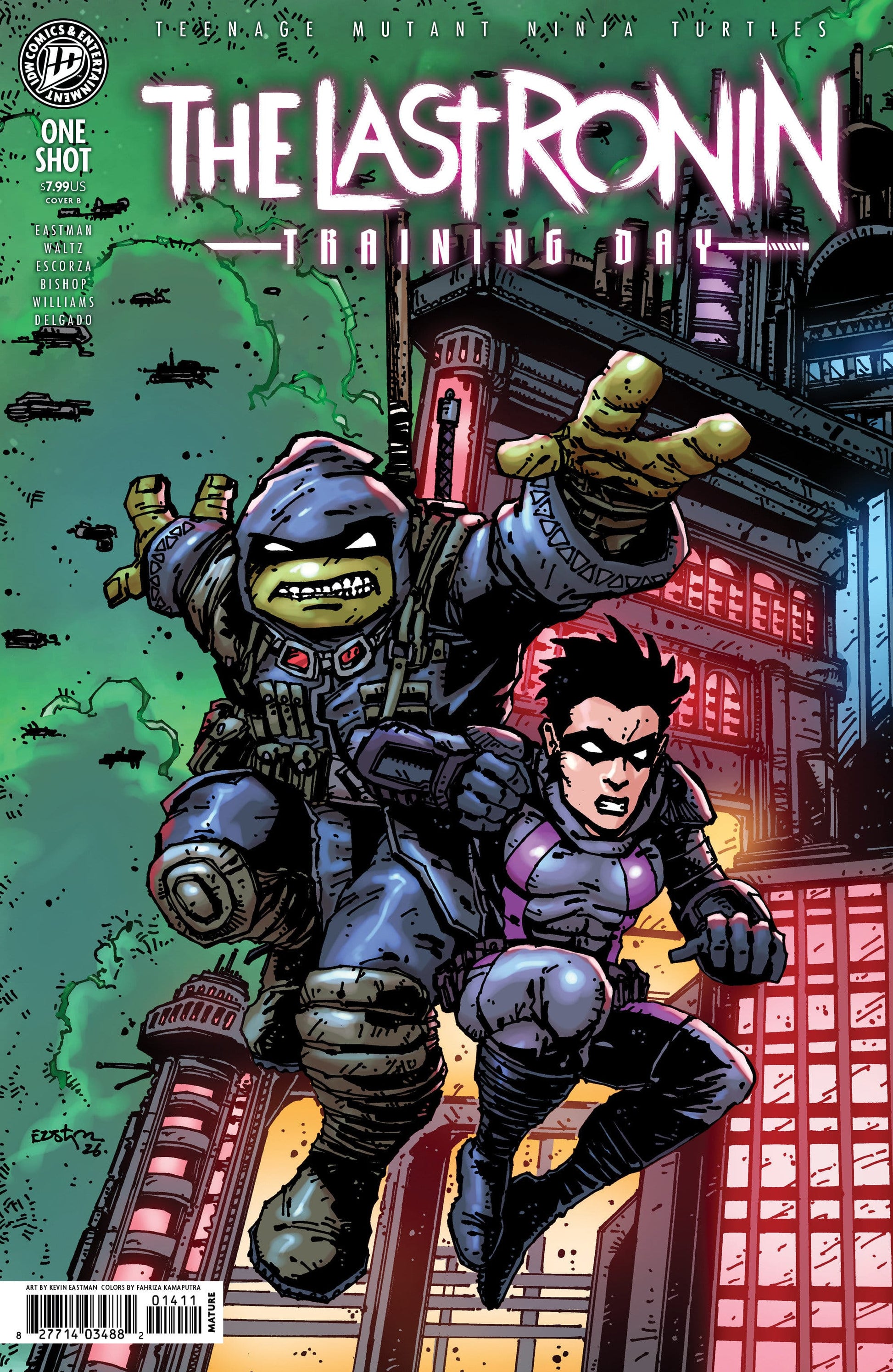 IDW Publishing NEW THIS WEEK Teenage Mutant Ninja Turtles: The Last Ronin--Training Day Variant B (Eastman) (VF/NM)