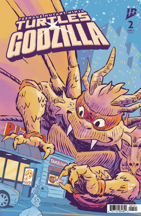 IDW Publishing NEW THIS WEEK Teenage Mutant Ninja Turtles x Godzilla #2 Variant B (Ba) (VF/NM)
