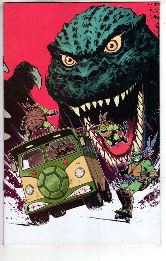 IDW Publishing NEW THIS WEEK Teenage Mutant Ninja Turtles x Godzilla #3 Variant RI (25) (Wijngaard Full Art) (VF/NM)