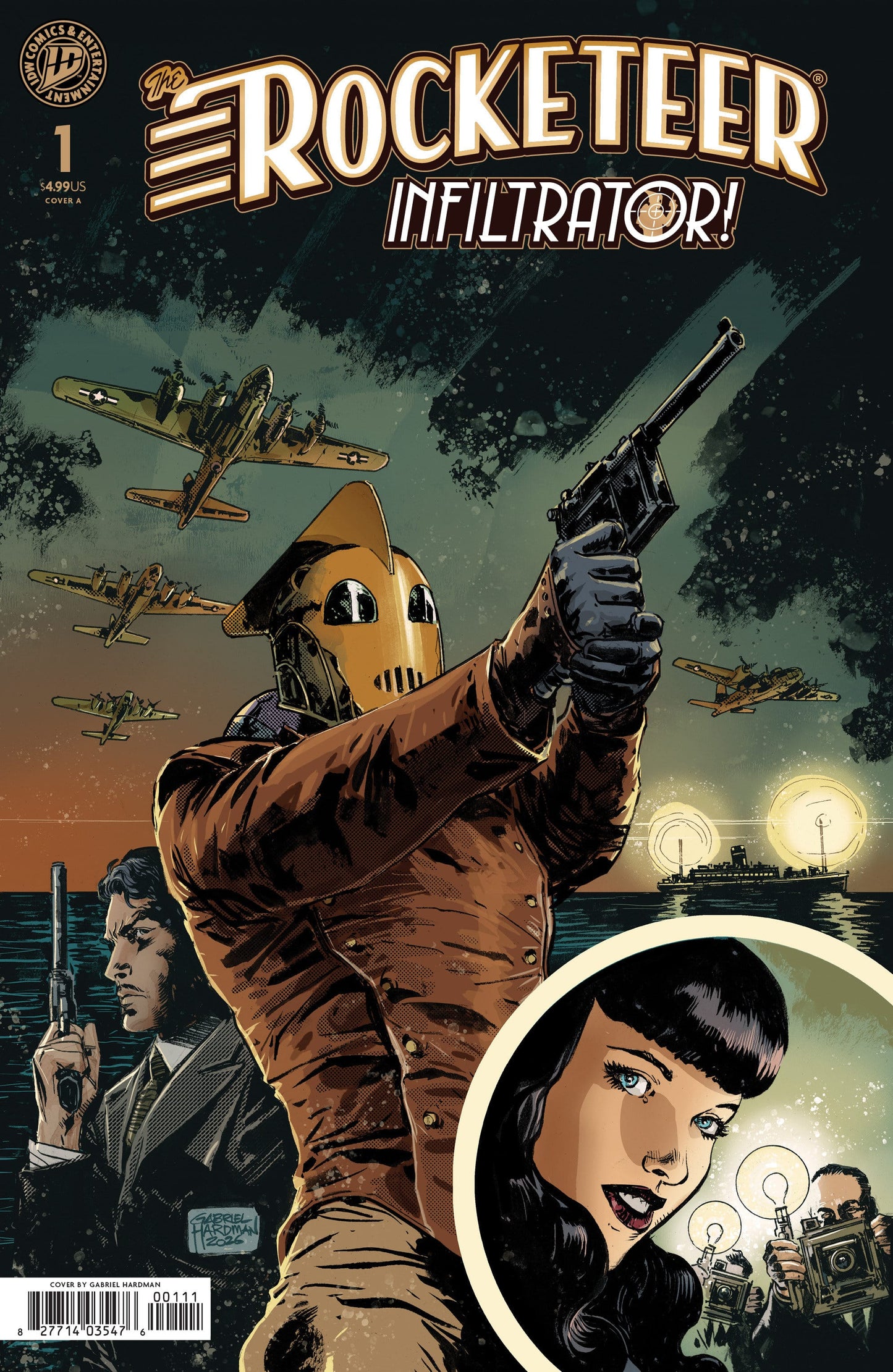 IDW Publishing NEW THIS WEEK The Rocketeer: Infiltrator! #1 Cover A (Hardman) (VF/NM)