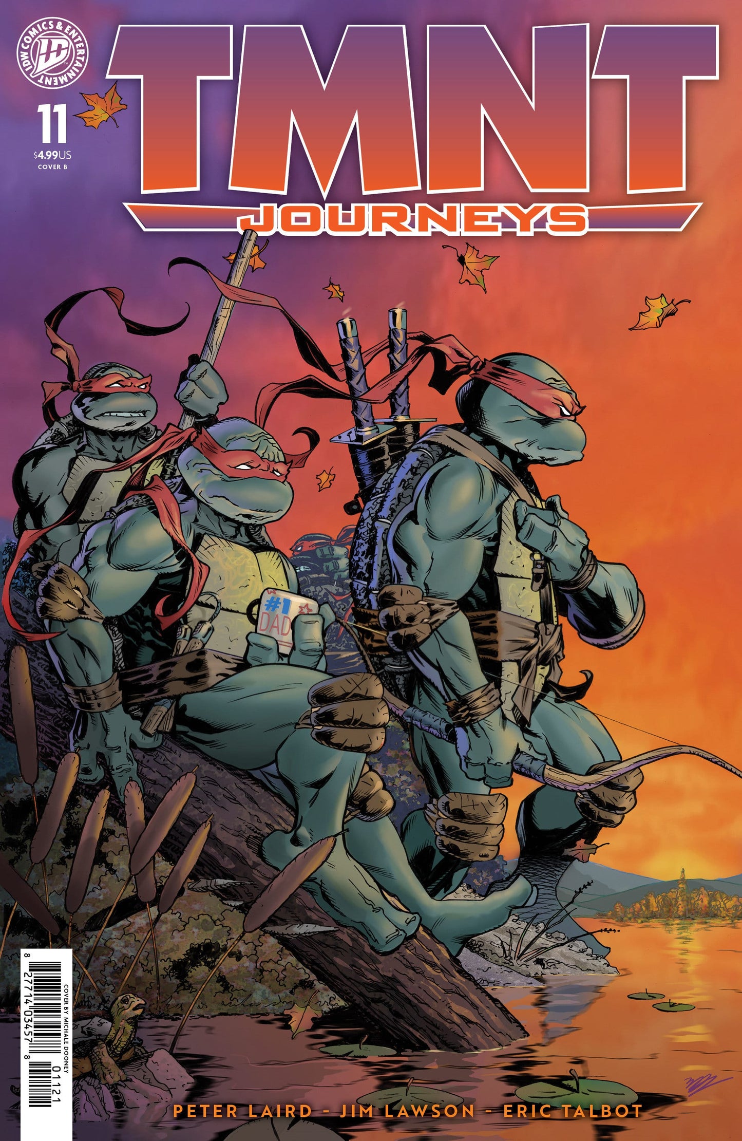 IDW Publishing NEW THIS WEEK TMNT: Journeys #11 Variant B (Dooney) (VF/NM)