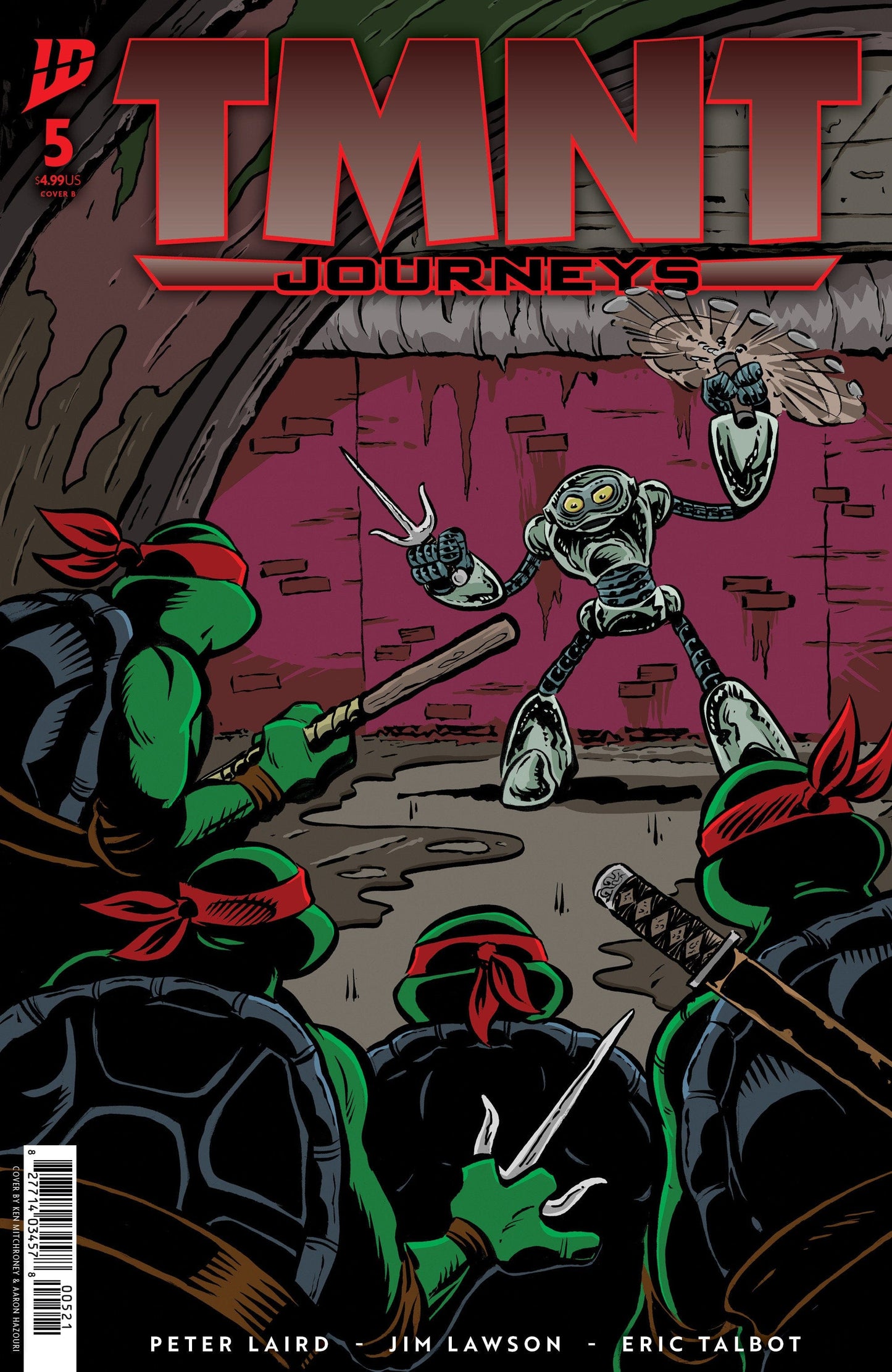IDW Publishing NEW THIS WEEK TMNT: Journeys #5 Variant B (Mitchroney) (VF/NM)