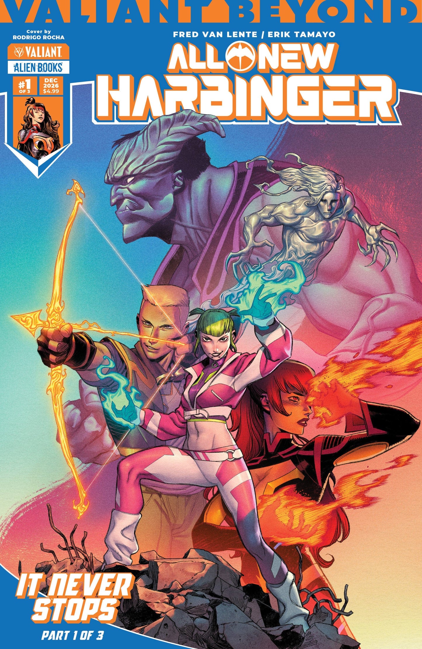 IDW Publishing NEW THIS WEEK Valiant Beyond: All-New Harbinger #4--It Never Stops #1 Cover A (Rocha) (VF/NM)