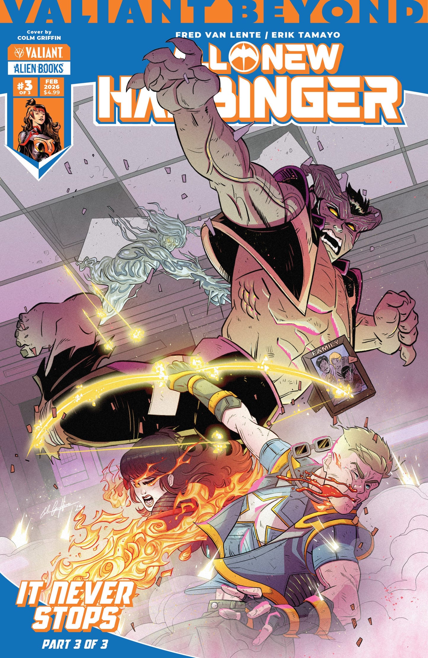 IDW Publishing NEW THIS WEEK Valiant Beyond: All-New Harbinger #6--It Never Stops #3 Cover A (Griffin) (VF/NM)