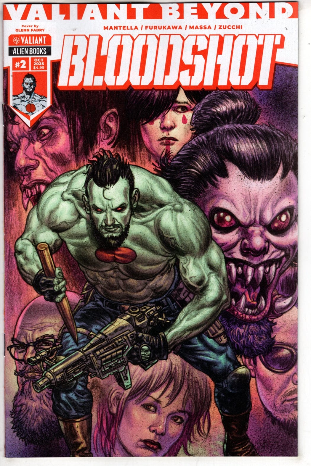 IDW Publishing NEW THIS WEEK Valiant Beyond: Bloodshot #2 Cover A (Fabry)