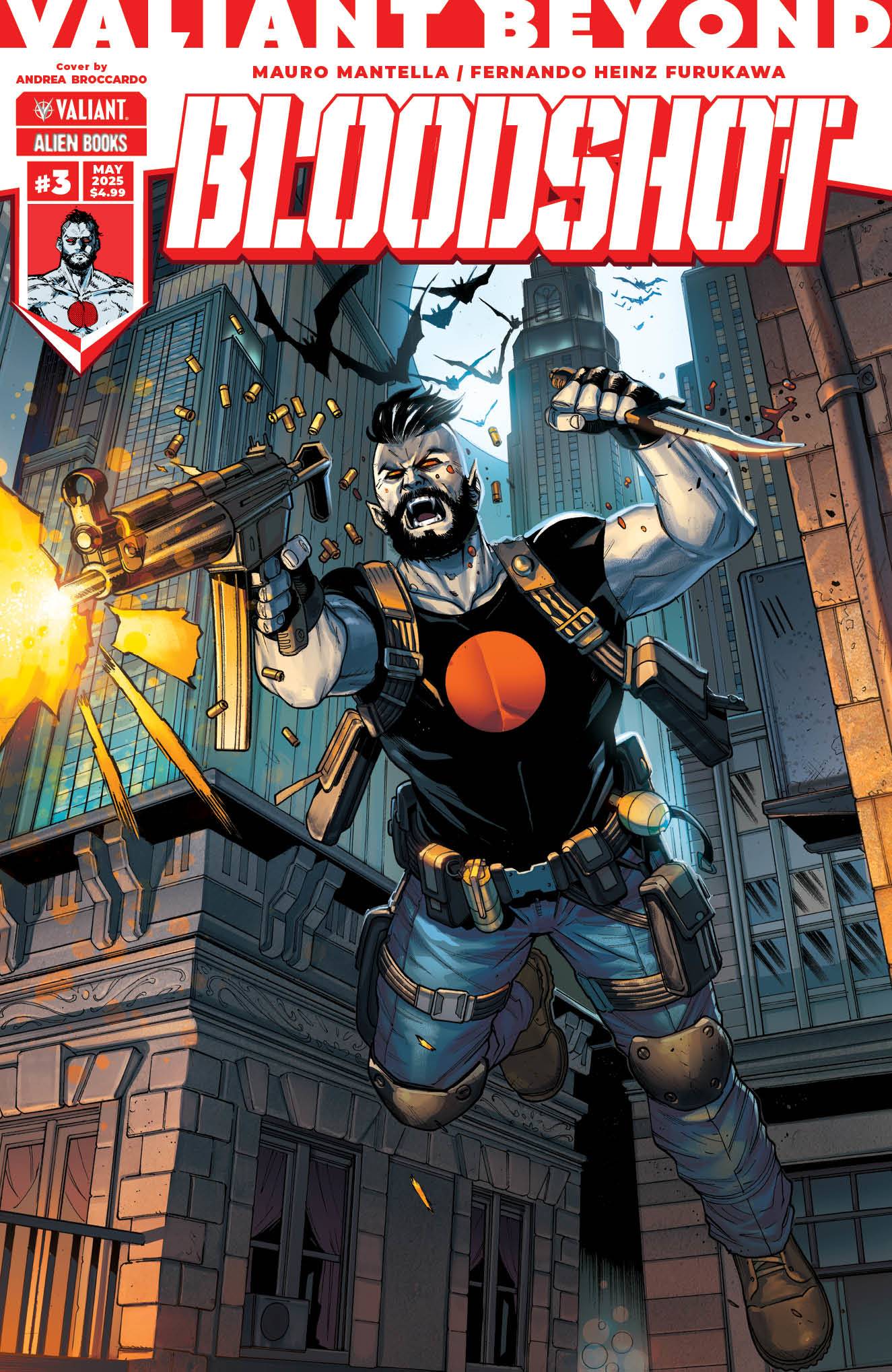 IDW Publishing NEW THIS WEEK Valiant Beyond: Bloodshot #3 Cover A (Broccardo)