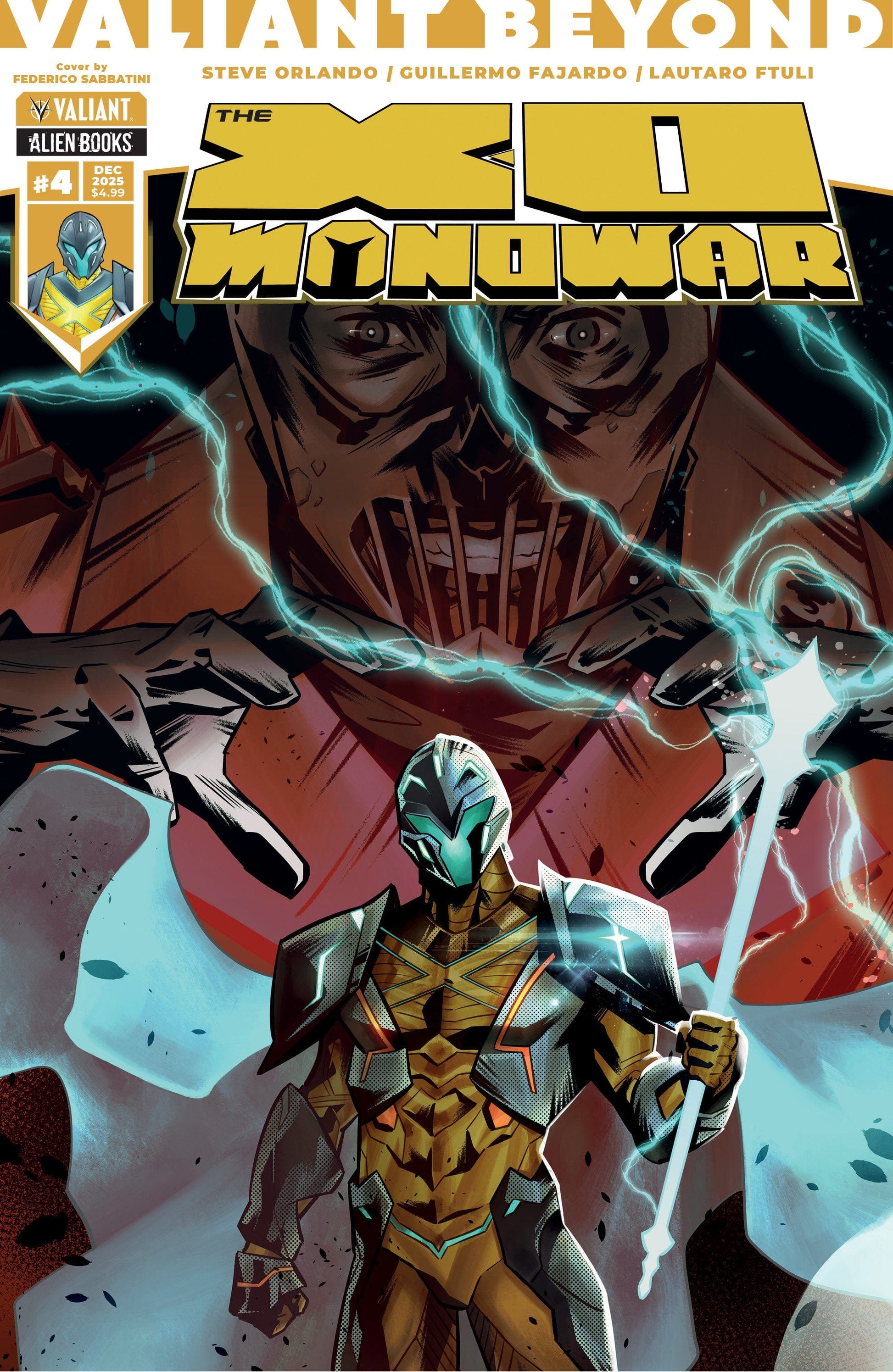 IDW Publishing NEW THIS WEEK Valiant Beyond: The X-O Manowar #4 Cover A (Sabbatini)