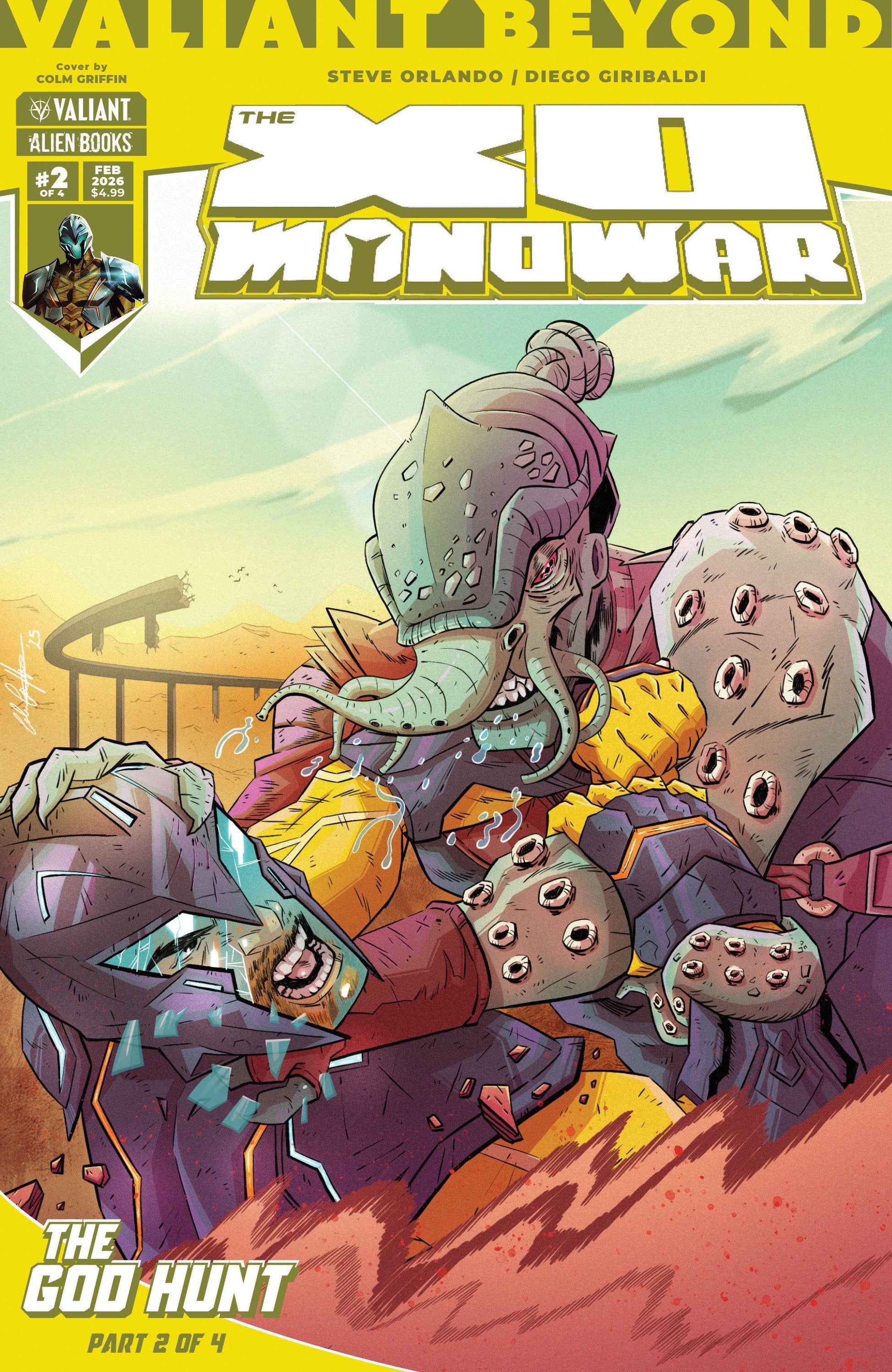 IDW Publishing NEW THIS WEEK Valiant Beyond: The X-O Manowar #6--The God Hunt #2 Cover A (Griffin) (VF/NM)