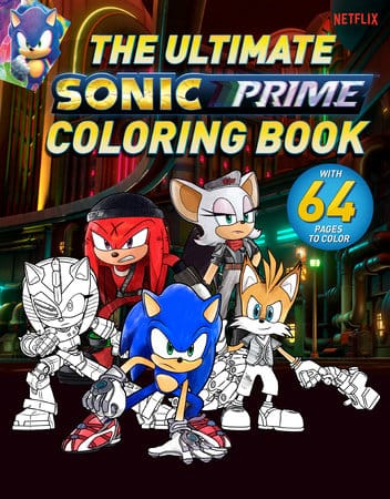 IDW Publishing The Ultimate Sonic Prime Coloring Book