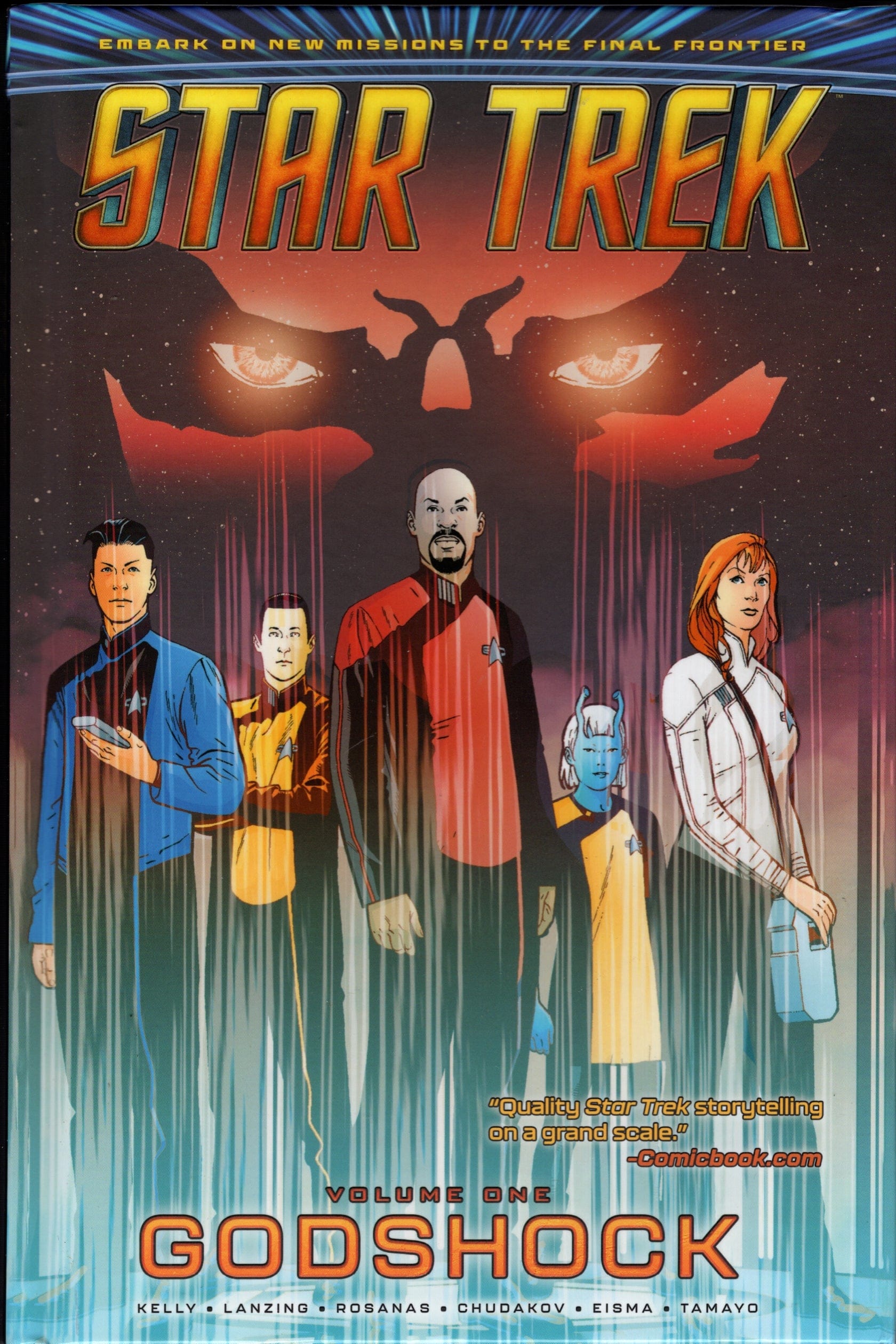 IDW TRADE STAR TREK HC VOL 01 GODSHOCK
