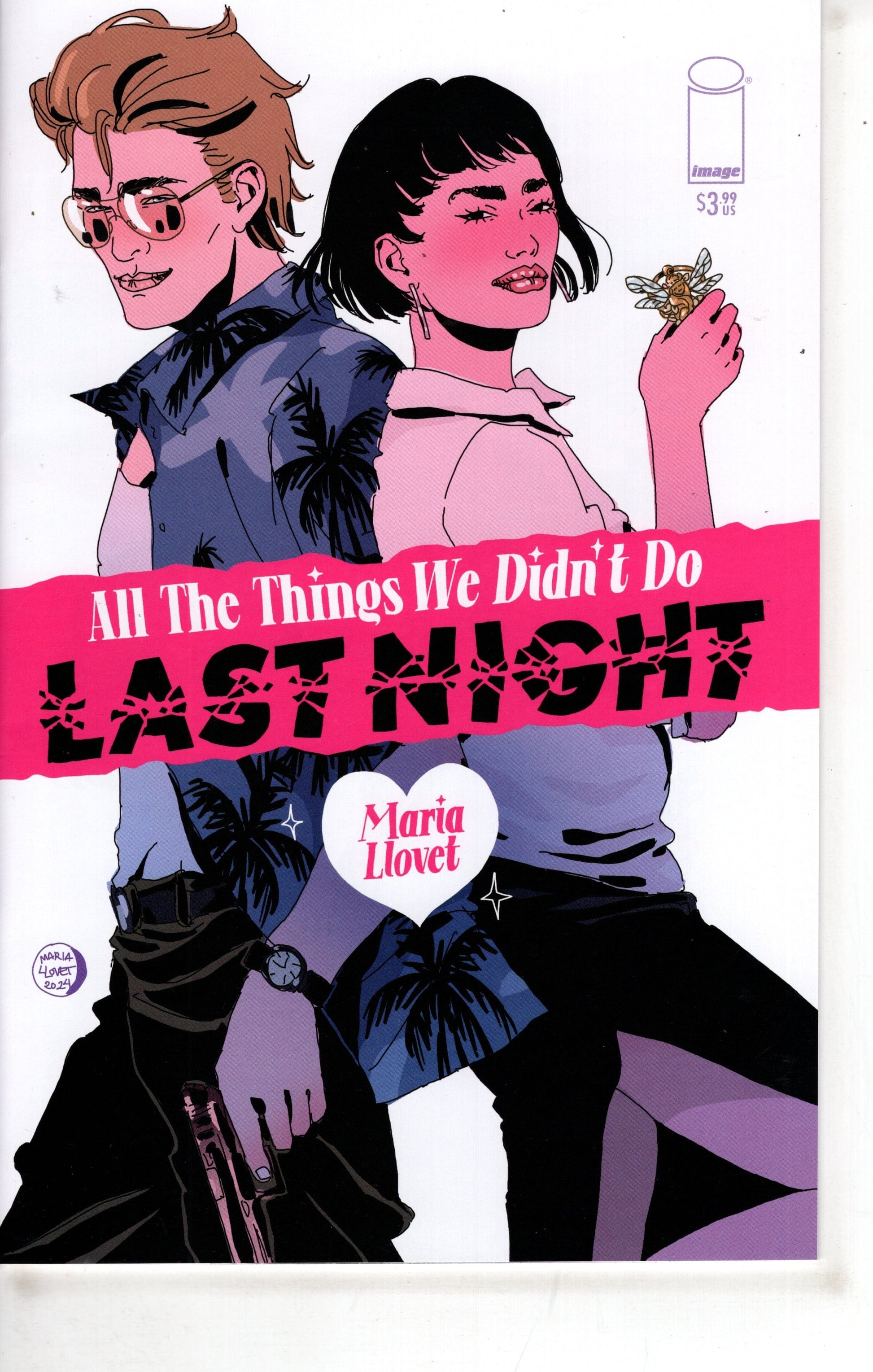 IMAGE COMIC BOOK All The Things We Didn't Do Last Night (One Shot) Cover A Maria Llovet (Mature)