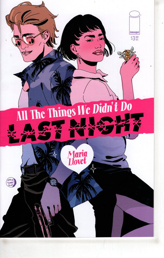 IMAGE COMIC BOOK All The Things We Didn't Do Last Night (One Shot) Cover A Maria Llovet (Mature)