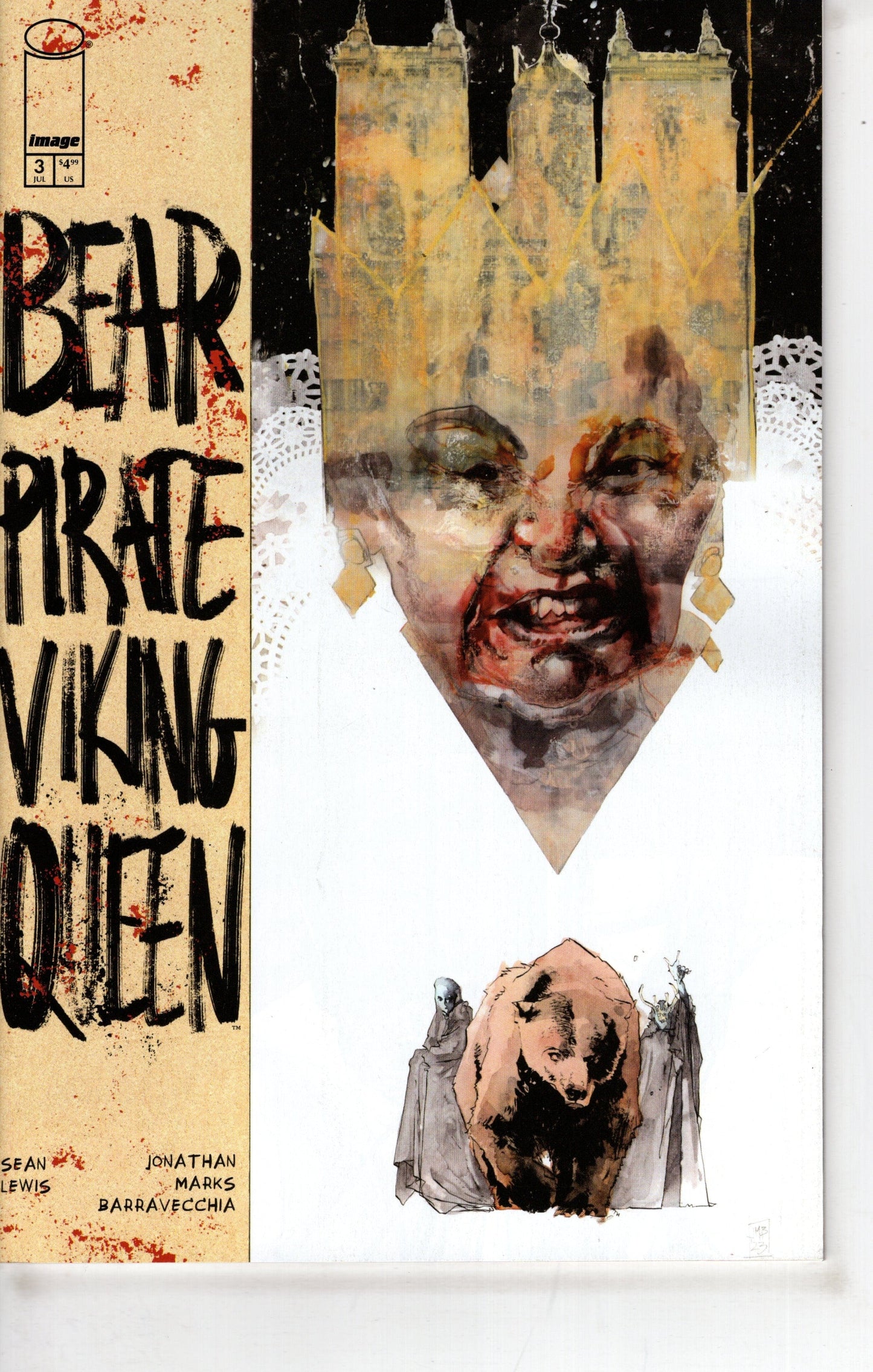 IMAGE COMIC BOOK Bear Pirate Viking Queen #3 (Of 3)