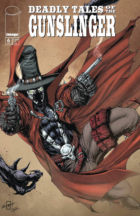 IMAGE COMIC BOOK DEADLY TALES OF THE GUNSLINGER SPAWN #6 CVR A JONATHAN URIBE