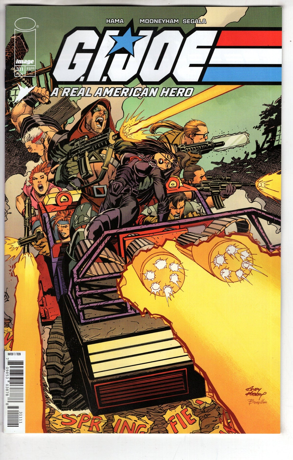 IMAGE COMIC BOOK G.I. Joe A Real American Hero #311 Cover A Andy Kubert & Tamra Bonvillain