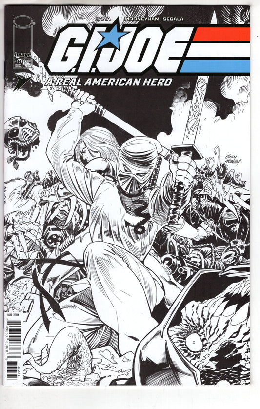 IMAGE COMIC BOOK G.I. Joe A Real American Hero #312 Cover B Andy Kubert Black & White Variant