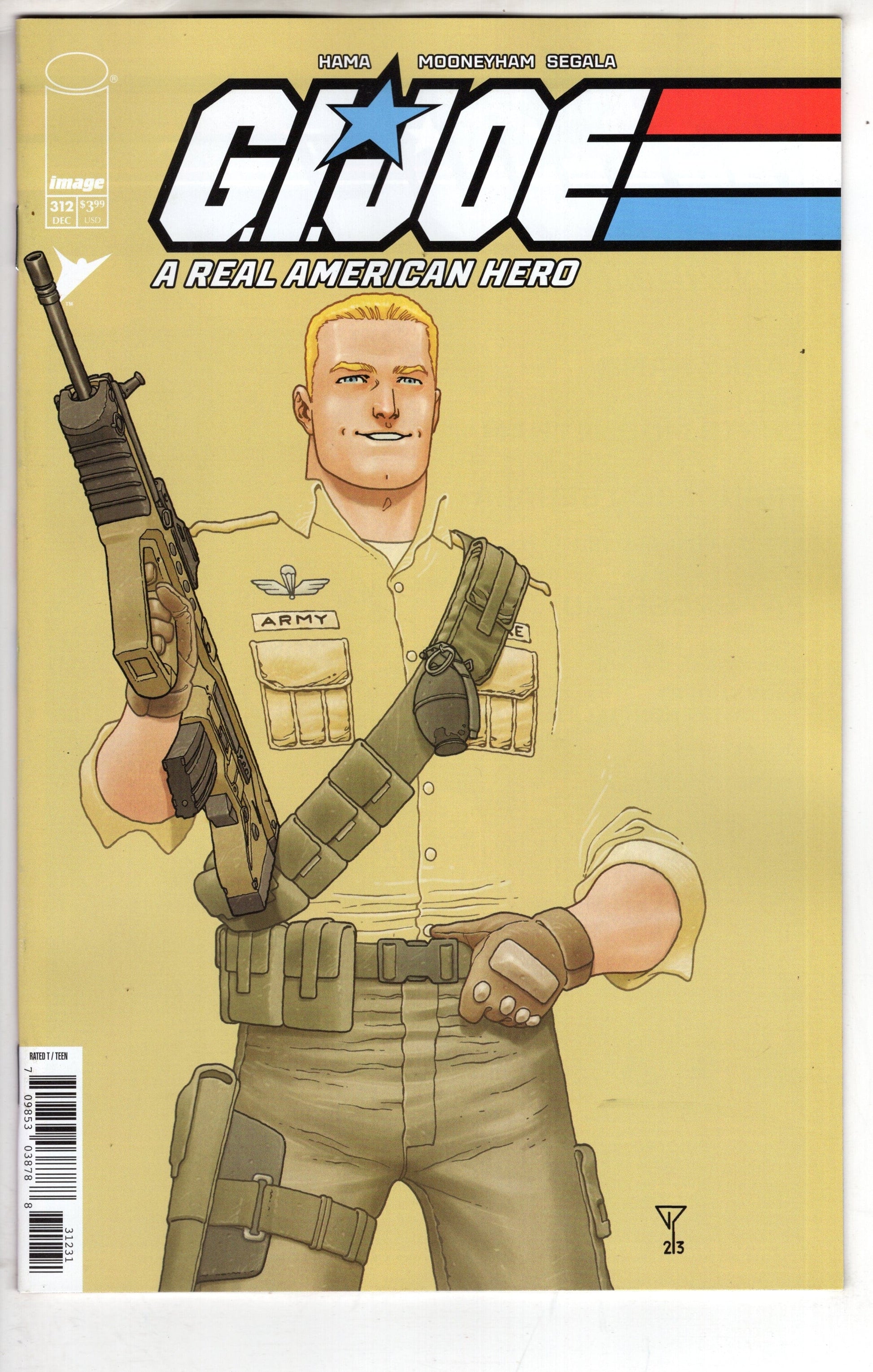IMAGE COMIC BOOK G.I. Joe A Real American Hero #312 Cover C 1 in 10 Francis Portela Camouflage Variant