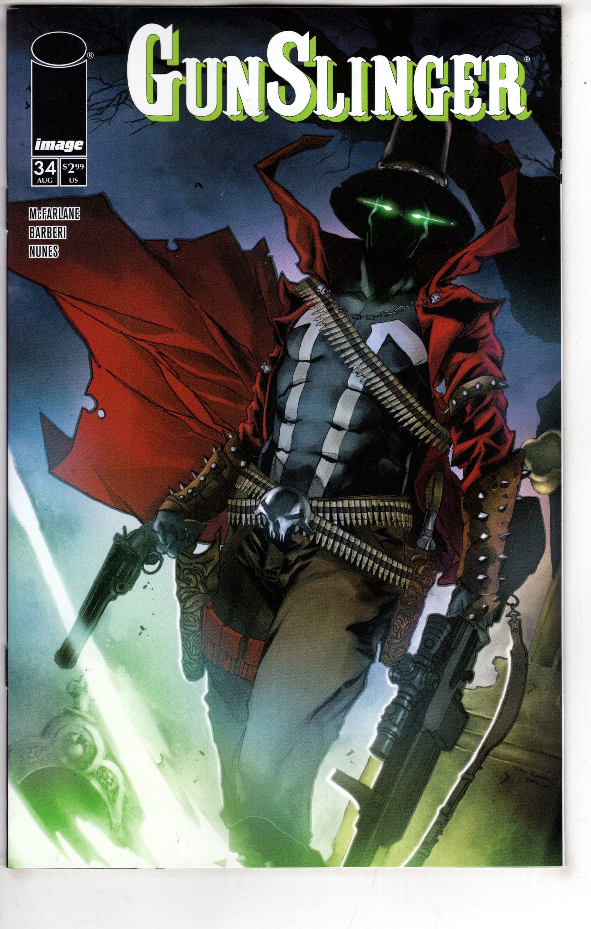 IMAGE COMIC BOOK Gunslinger Spawn #34 Cover A Von Randal