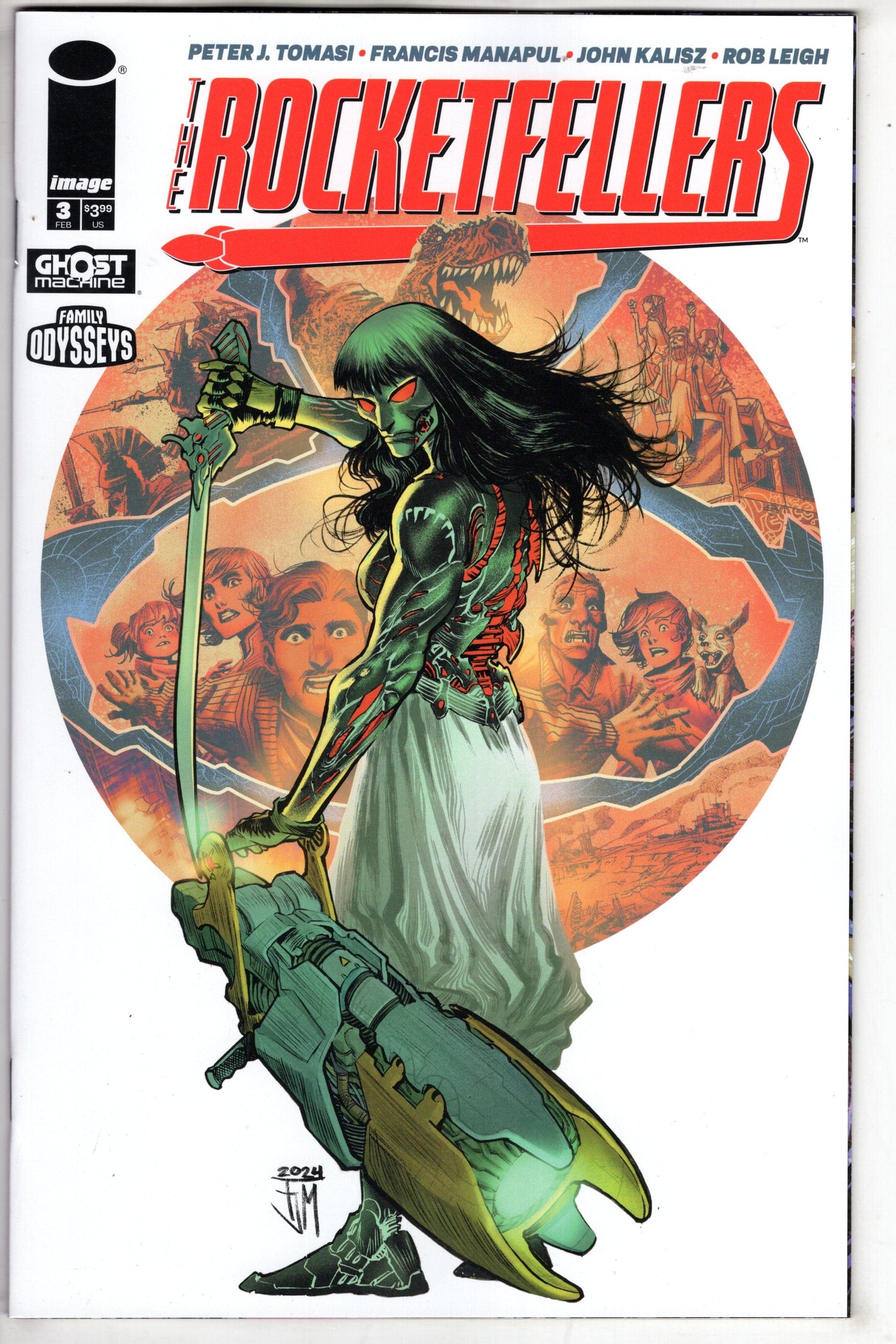 IMAGE COMIC BOOK Rocketfellers #3 Cover A Francis Manapul