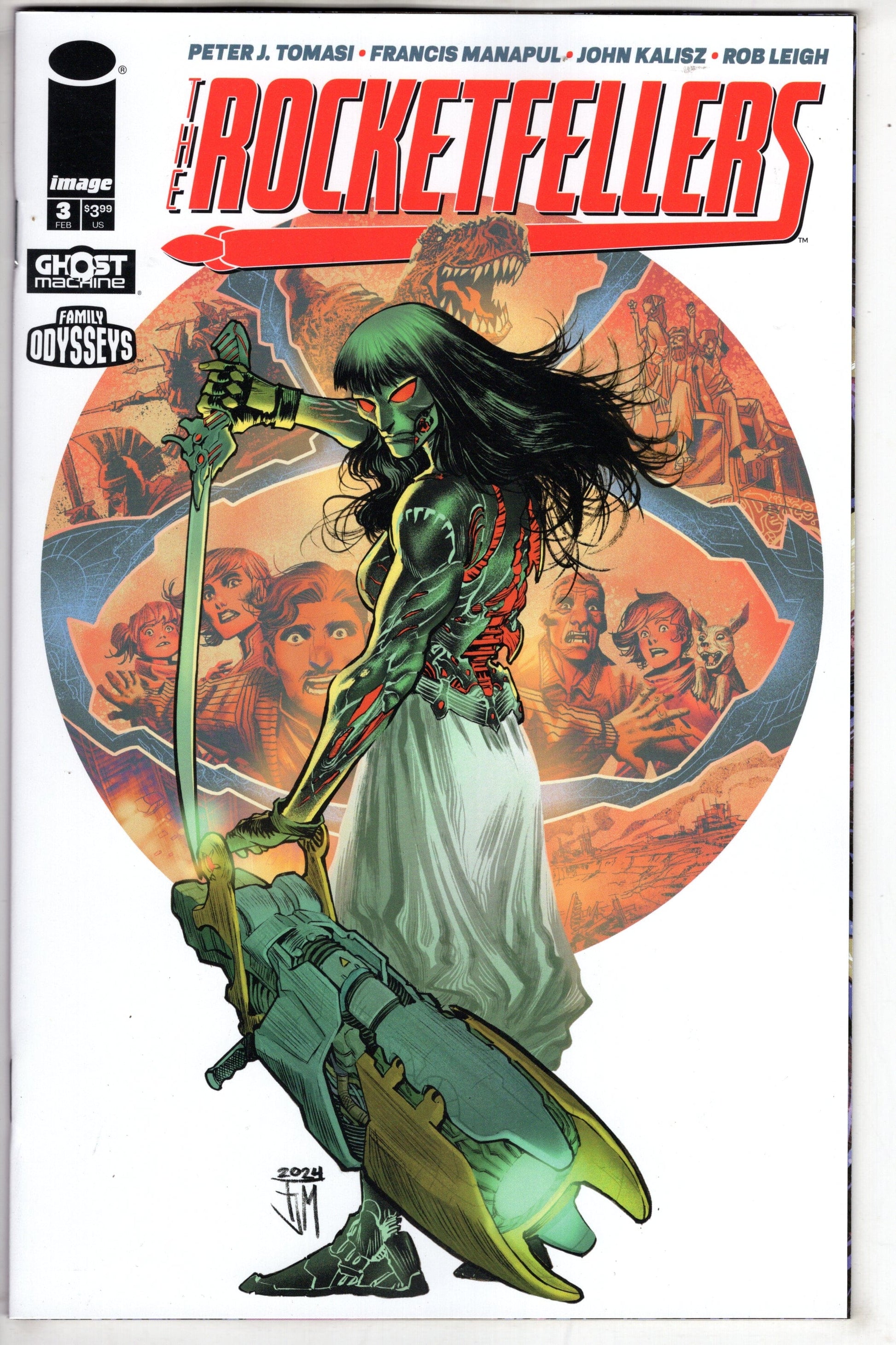 IMAGE COMIC BOOK Rocketfellers #3 Cover A Francis Manapul
