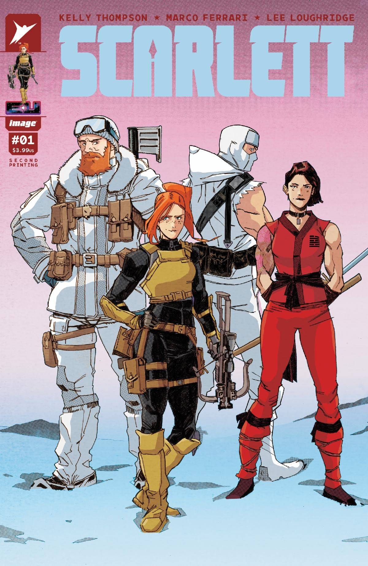 IMAGE COMIC BOOK SCARLETT #1 (OF 5) 2ND PTG CVR C FERRARI & LOUGHRIDGE