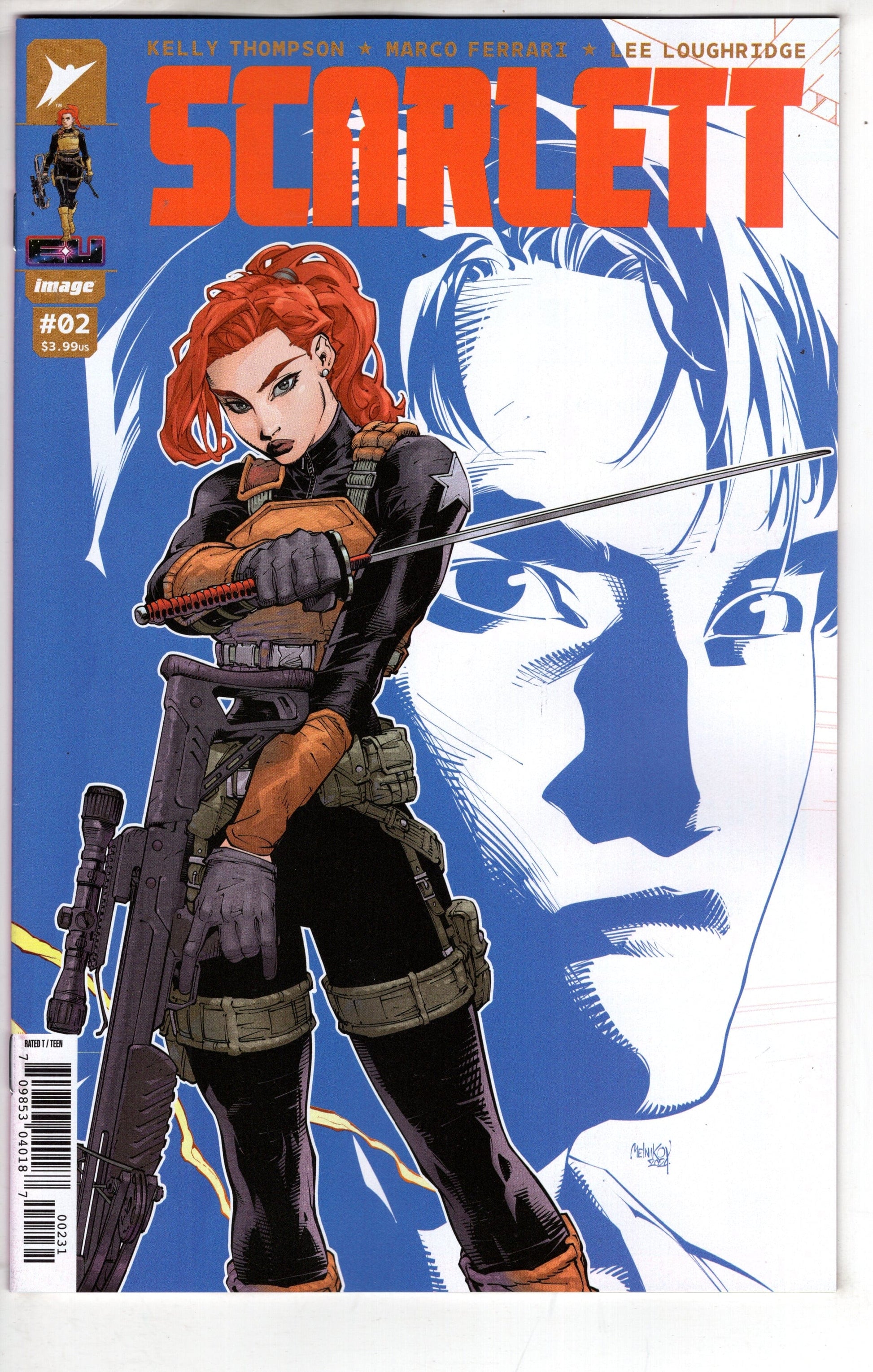 IMAGE COMIC BOOK Scarlett #2 (Of 5) Cover C 1 in 10 Gleb Melnikov Connecting Variant