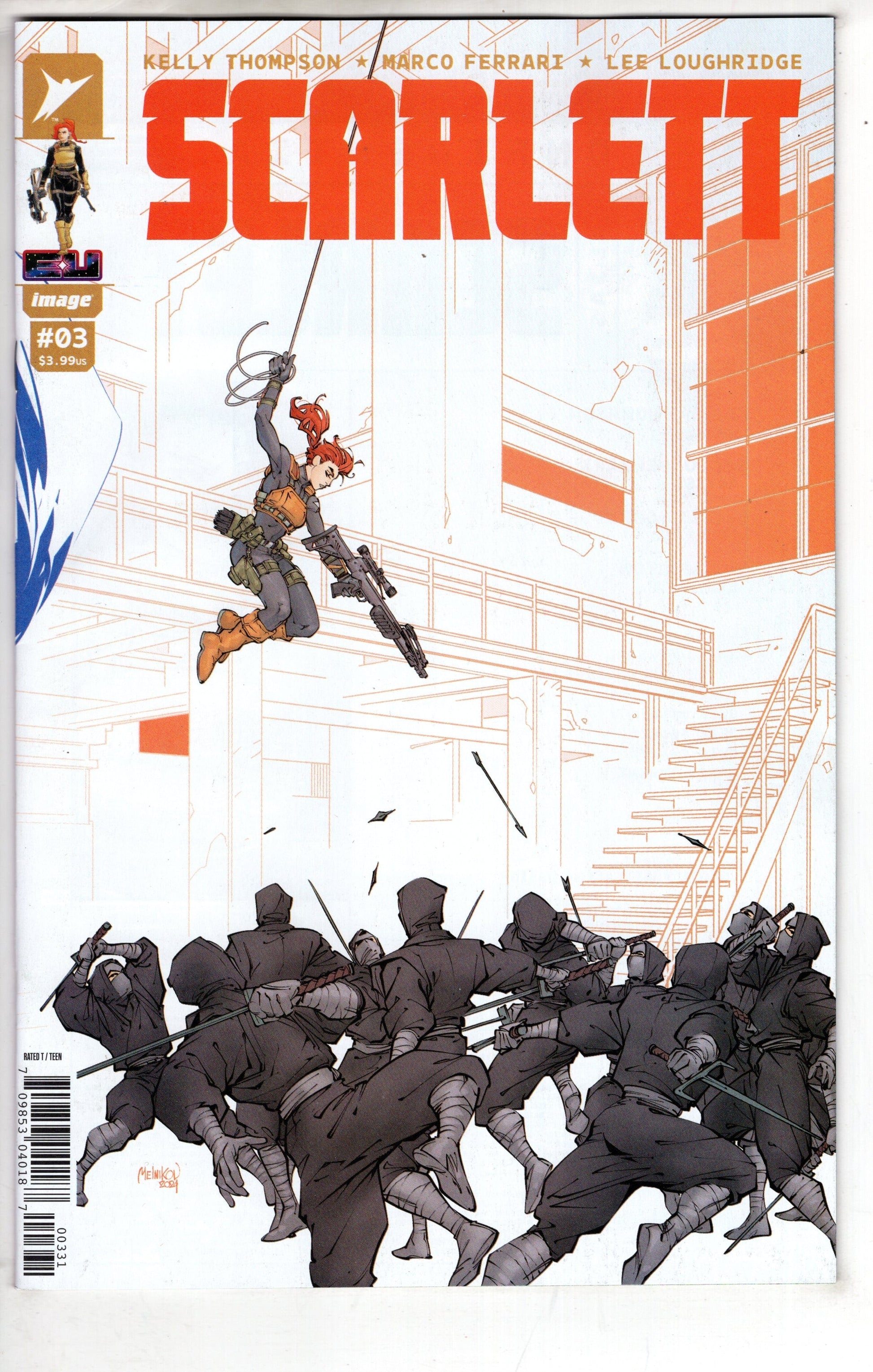 IMAGE COMIC BOOK Scarlett #3 (Of 5) Cover C 1 in 10 Gleb Melnikov Connecting Variant
