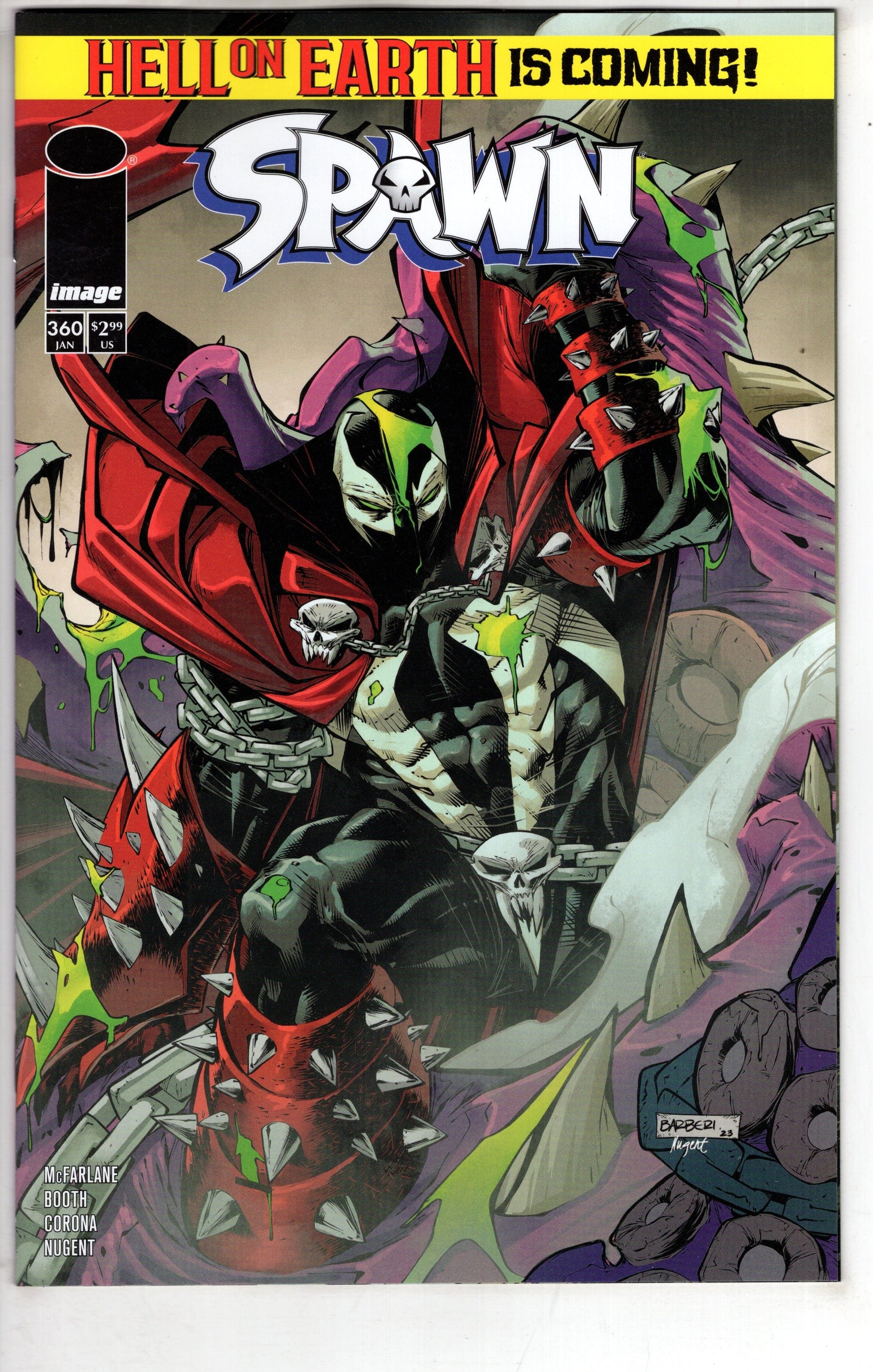IMAGE COMIC BOOK Spawn #360 Cover A Carlo Barberi