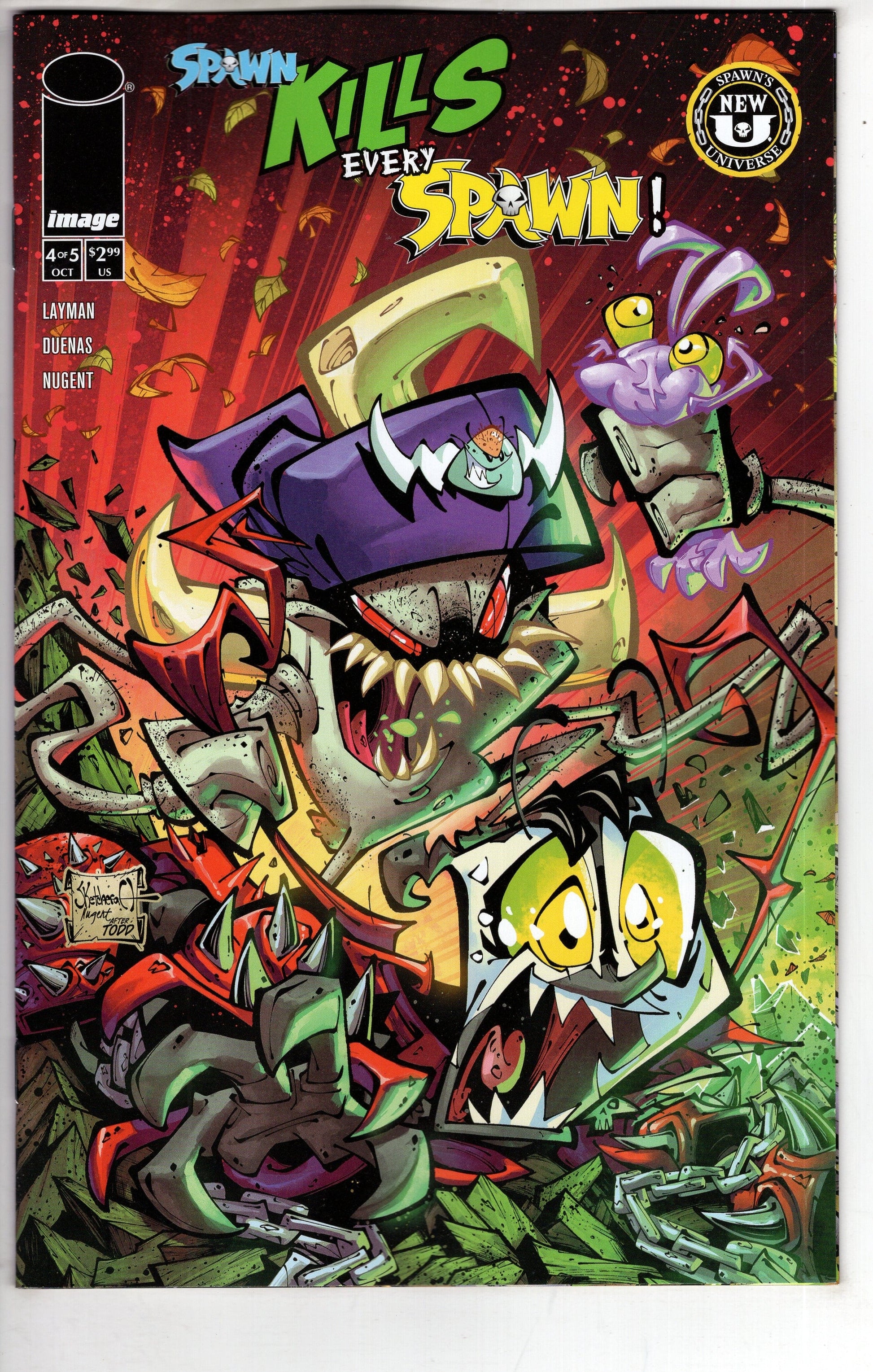 IMAGE COMIC BOOK Spawn Kills Every Spawn #4 (Of 5) Cover A Rob Sketchcraft Duenas