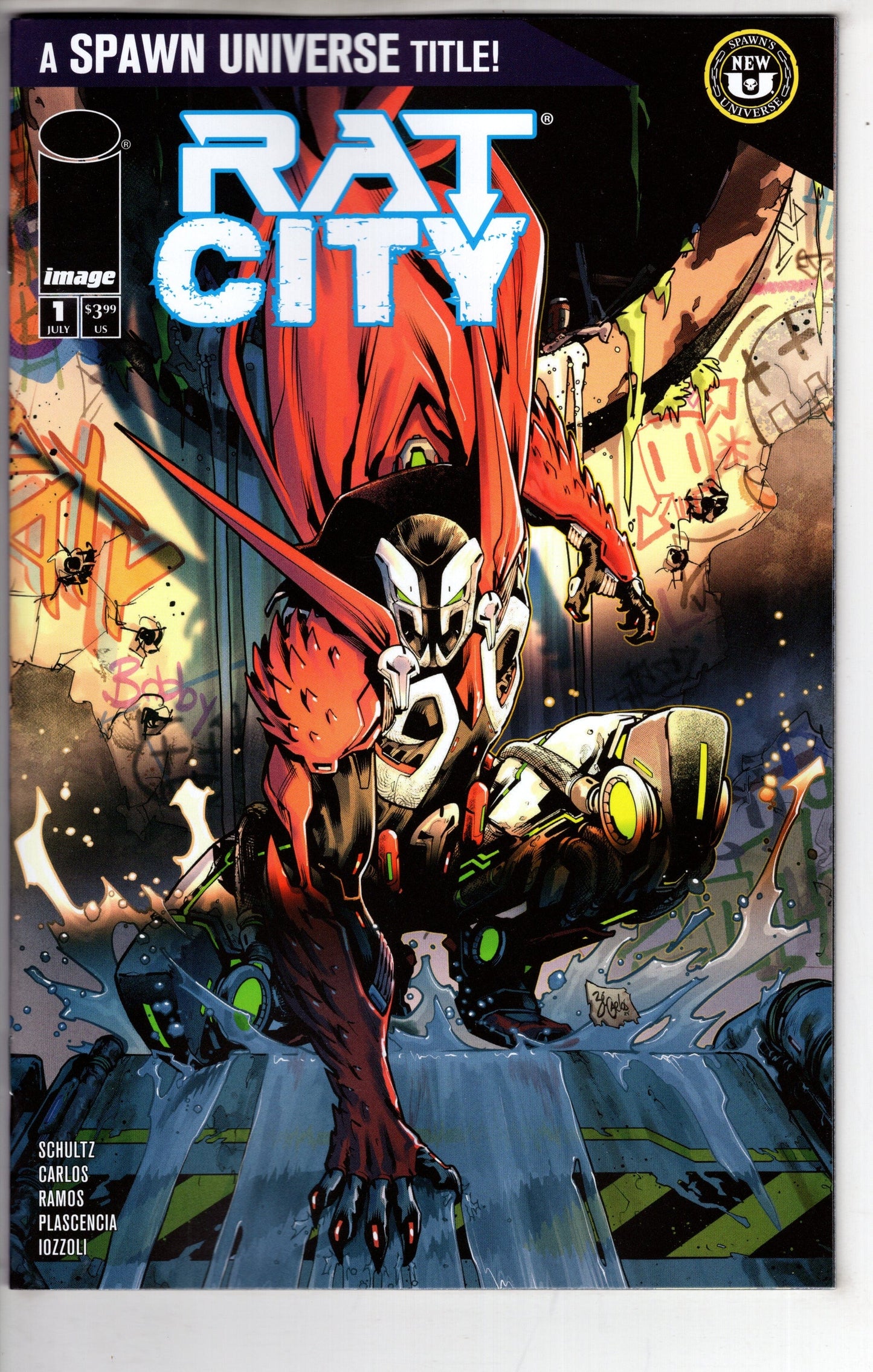 IMAGE COMIC BOOK Spawn Rat City #1 4th Print