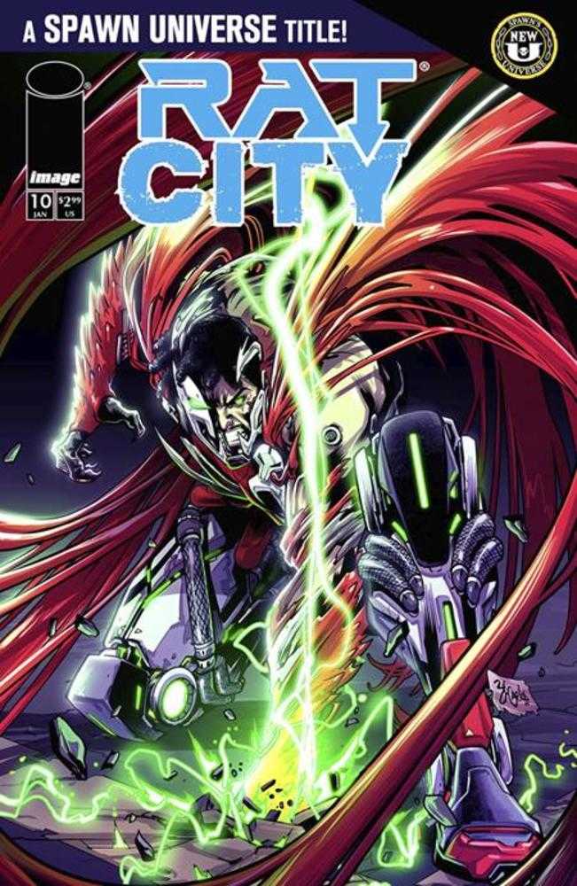 IMAGE COMIC BOOK Spawn Rat City #10 Cover A Ze Carlos
