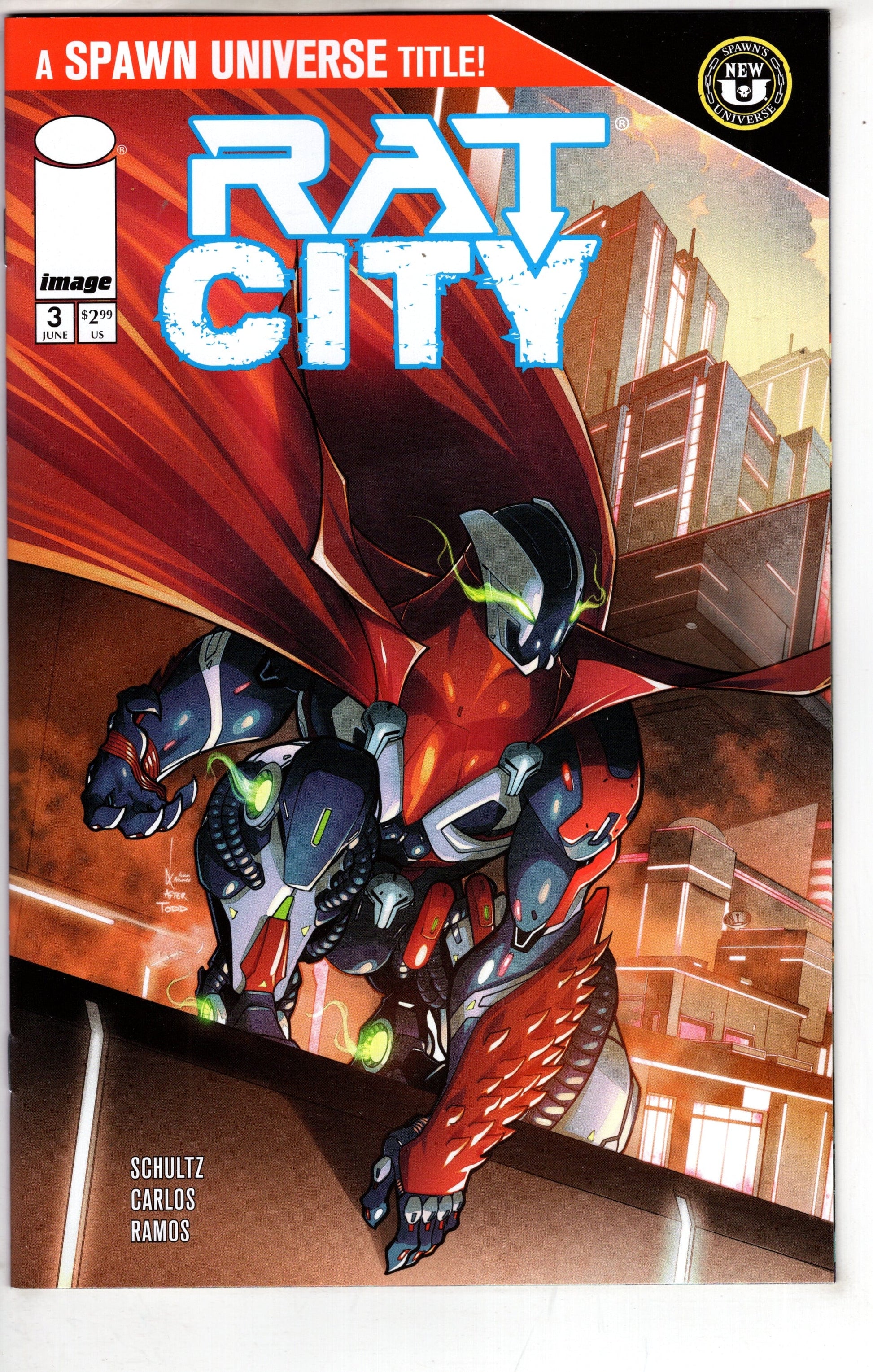 IMAGE COMIC BOOK Spawn Rat City #3 Cover B Kevin Keane Variant