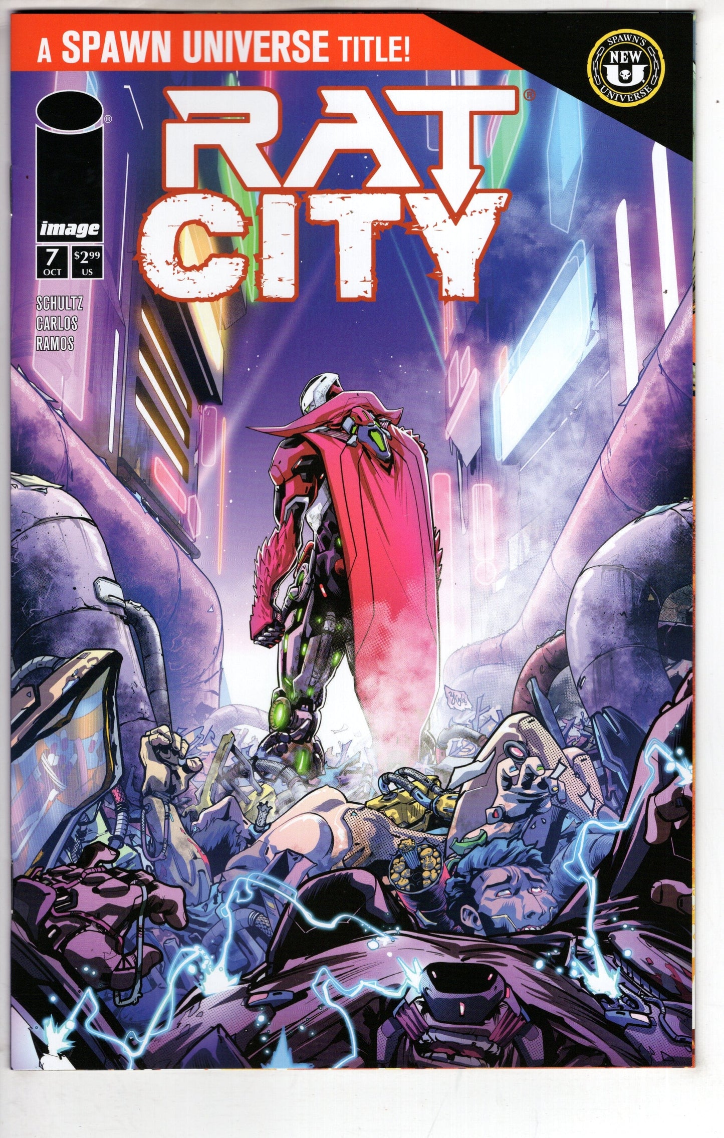 IMAGE COMIC BOOK Spawn Rat City #7 Cover B Ze Carlos Variant