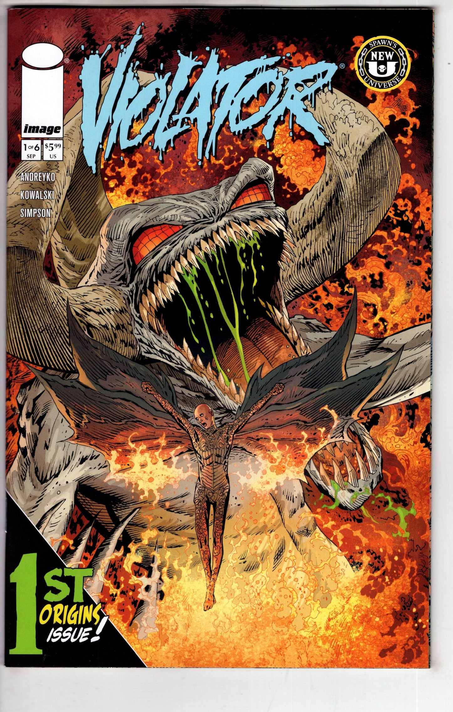 IMAGE COMIC BOOK Spawn Violator #1 (Of 6) Cover A Piotr Kowalski