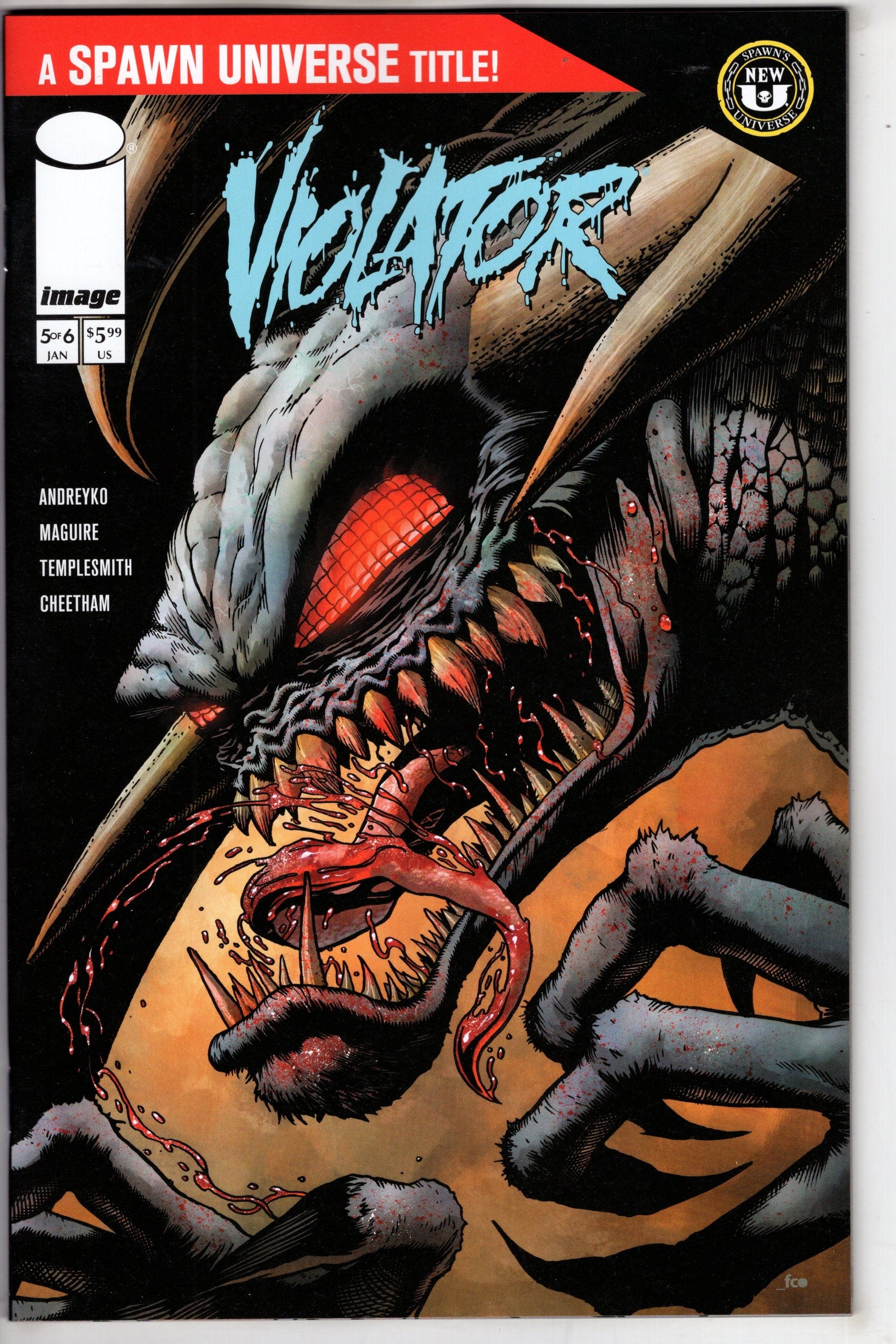 IMAGE COMIC BOOK Spawn Violator #5 (Of 6) Cover A Kevin Maguire