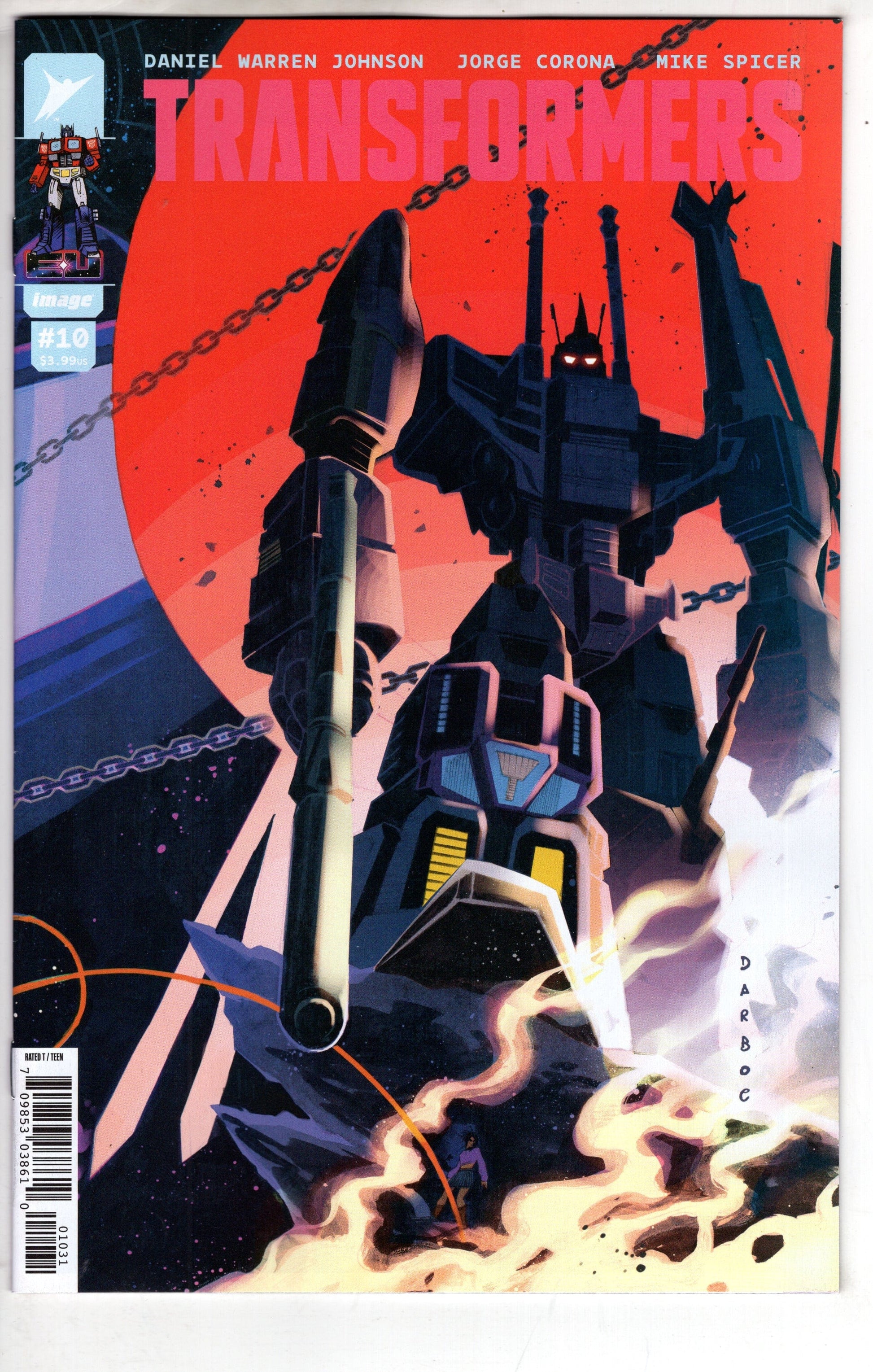 IMAGE COMIC BOOK Transformers #10 Cover C 1 in 10 Karen S Darboe Connecting Variant