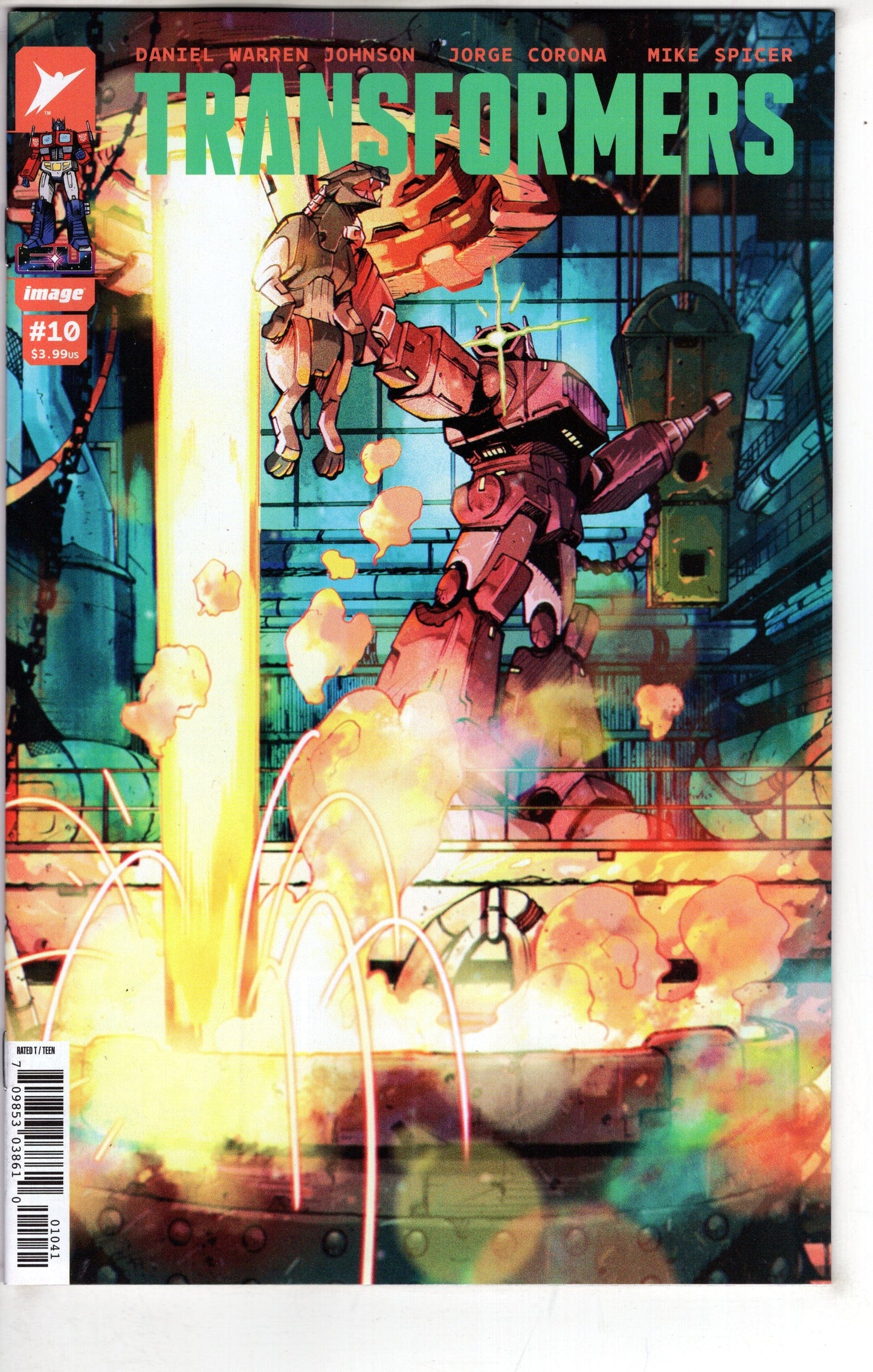 IMAGE COMIC BOOK Transformers #10 Cover D 1 in 25 Ricardo Lopez Ortiz Variant