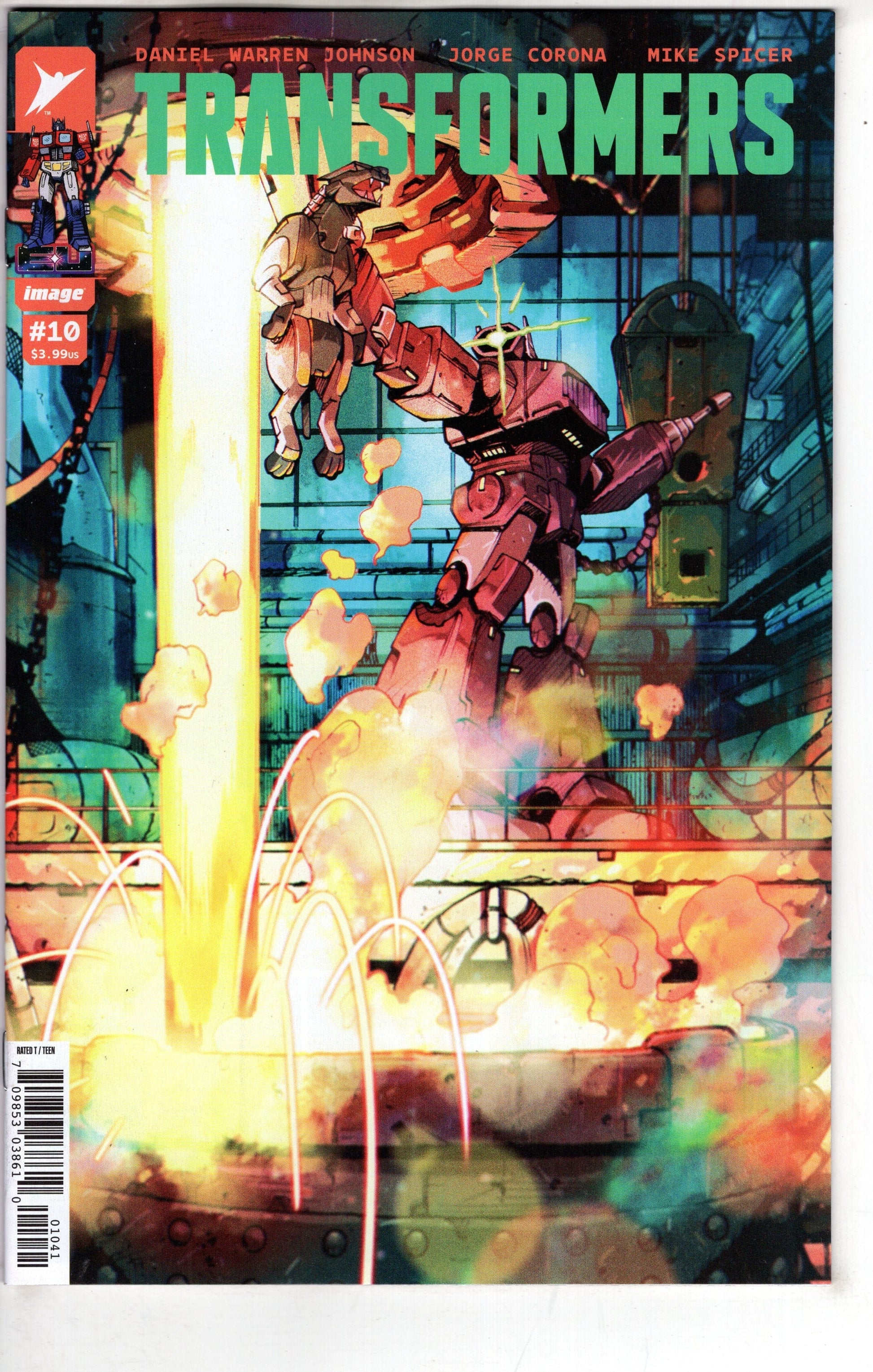 IMAGE COMIC BOOK Transformers #10 Cover D 1 in 25 Ricardo Lopez Ortiz Variant
