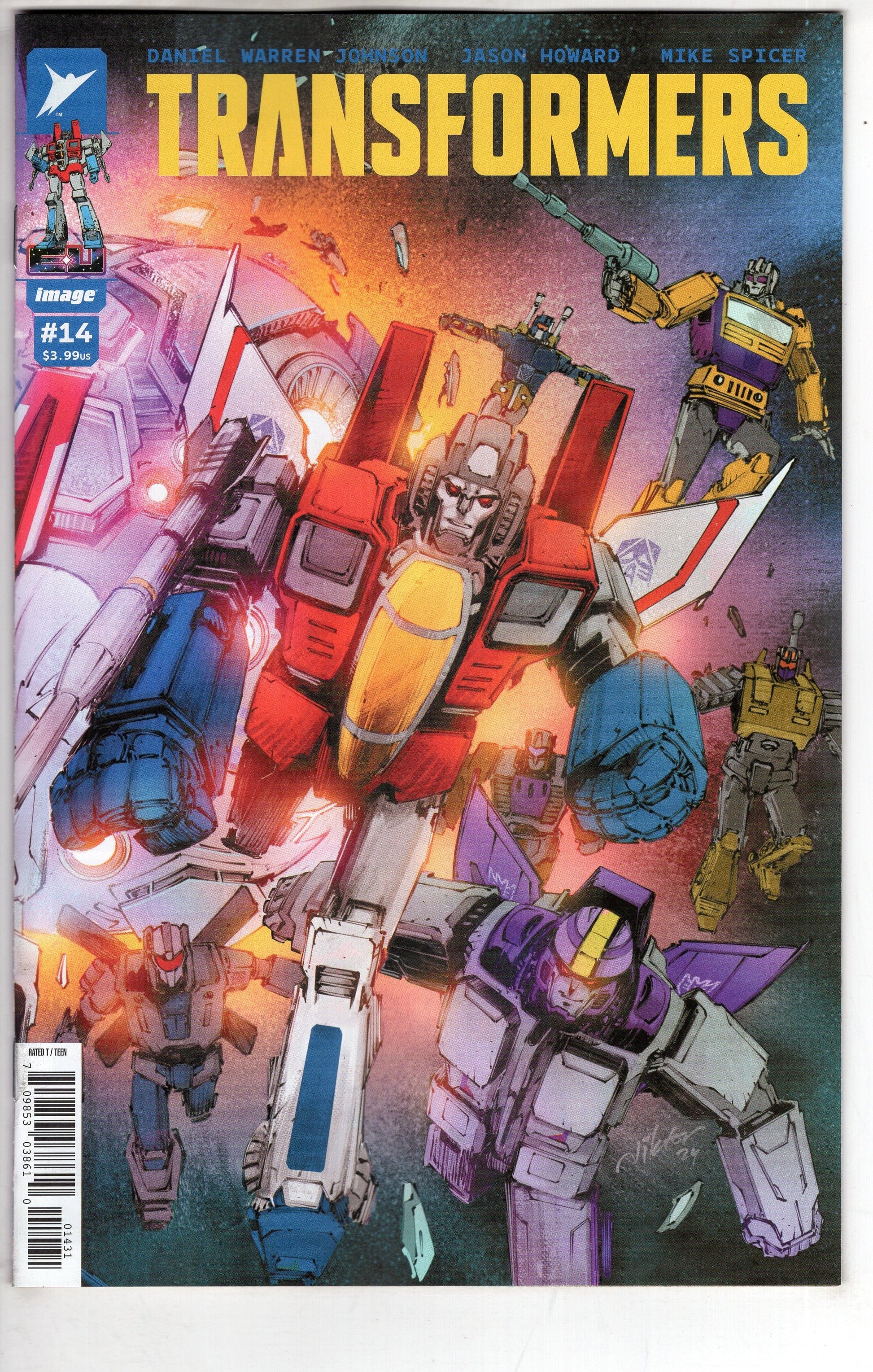 IMAGE COMIC BOOK Transformers #14 Cover C 1 in 10 Viktor Bogdanovic Connecting Variant