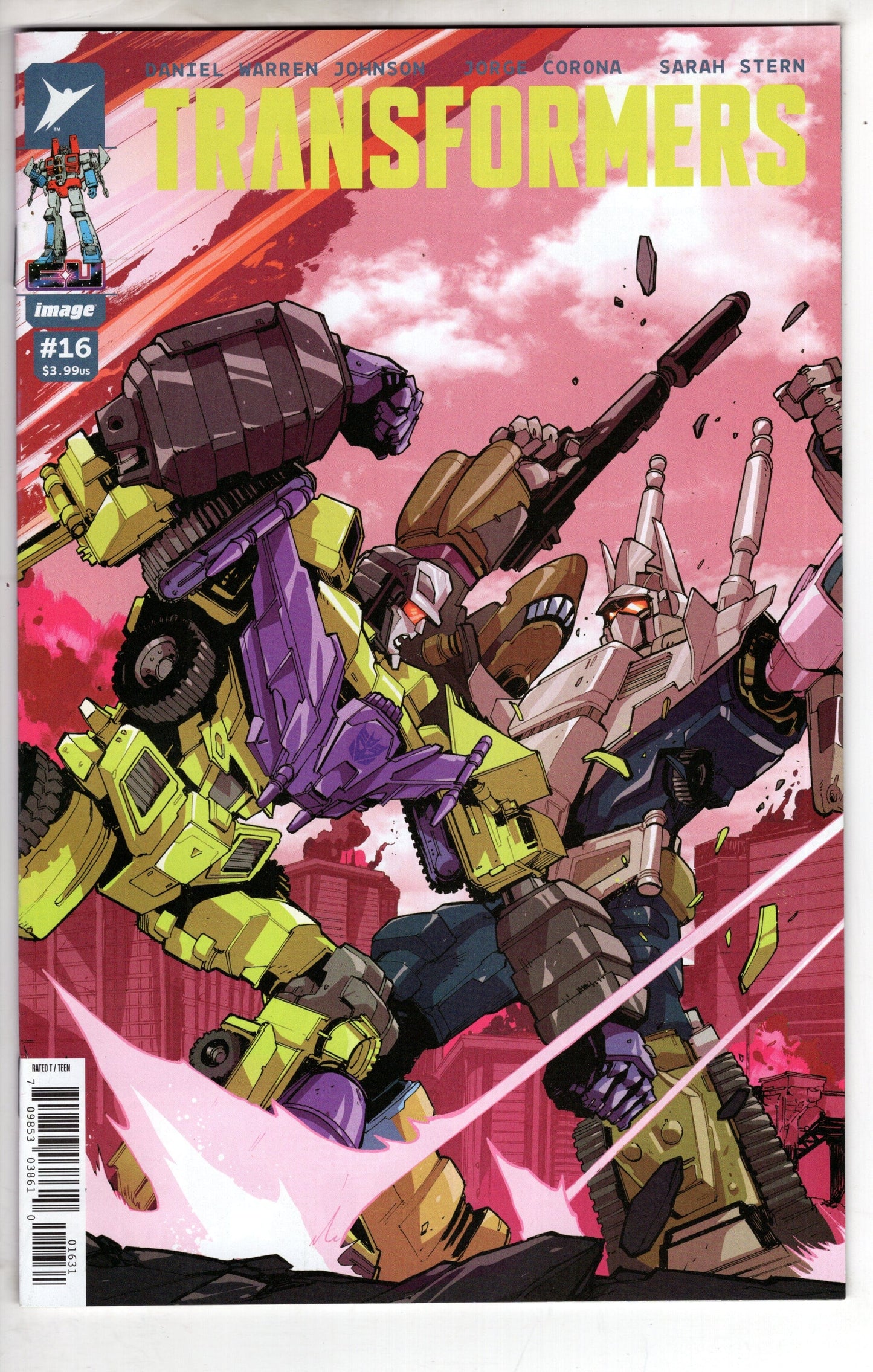IMAGE COMIC BOOK Transformers #16 Cover C 1 in 10 Karl Kerschl Connecting Variant