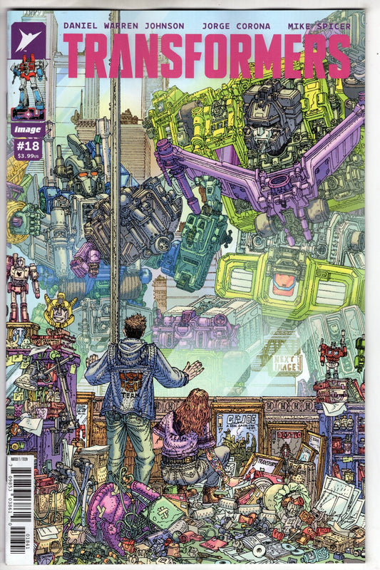 IMAGE COMIC BOOK Transformers #18 Cover D 1 in 25 Filya Bratukhin & Rex Lokus Variant